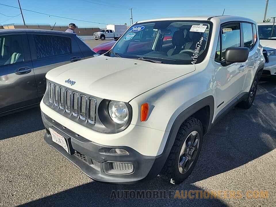 ZACCJBAT4GPD41291 Jeep Renegade 2016