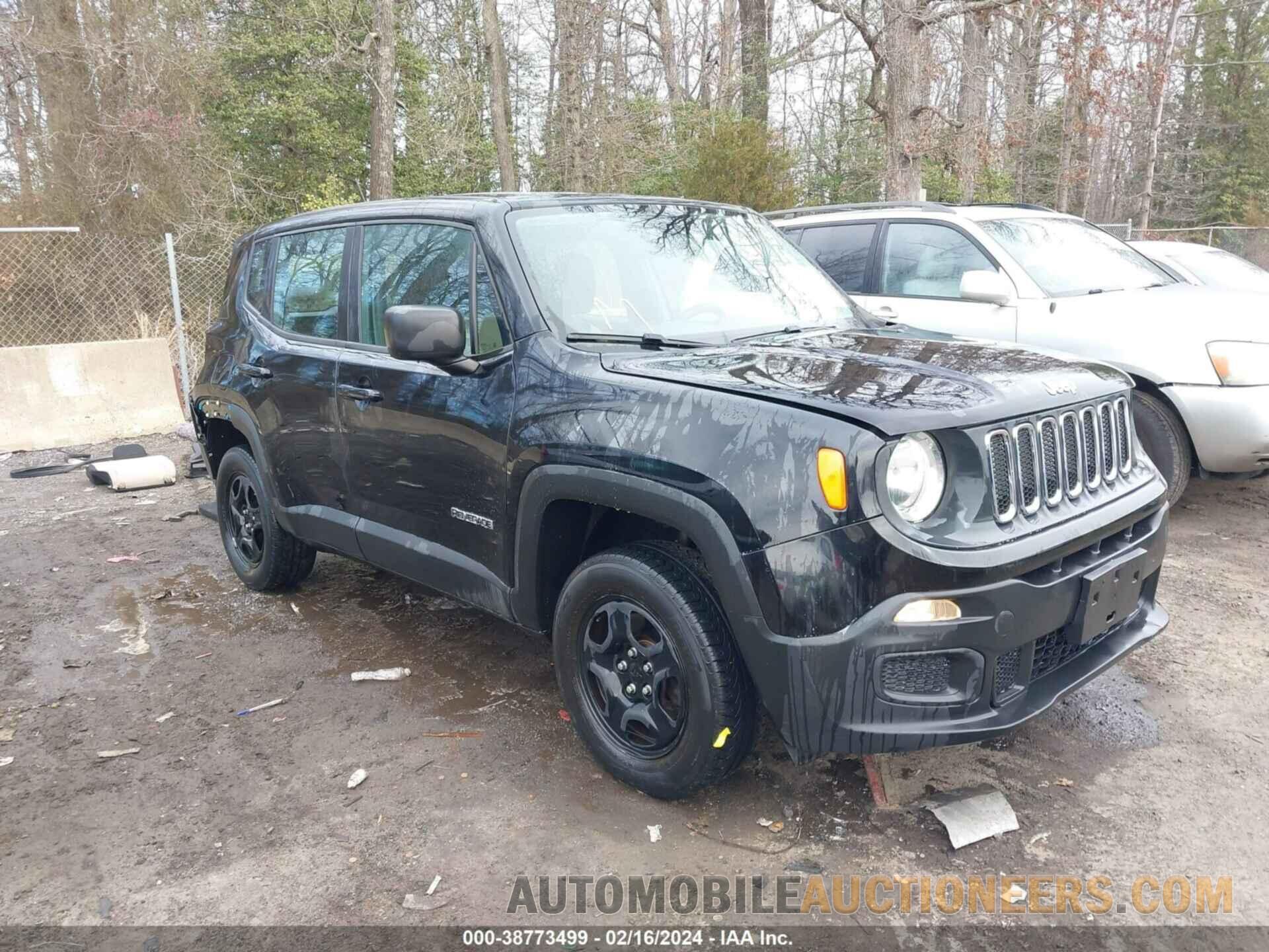 ZACCJBAT6GPD10740 JEEP RENEGADE 2016