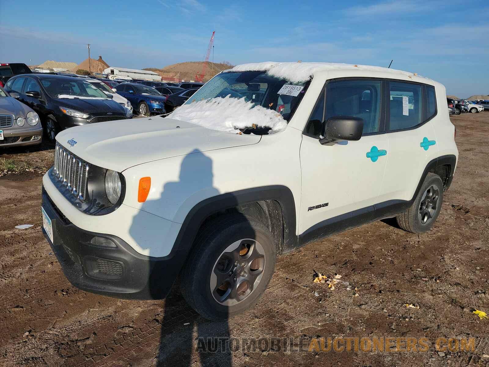 ZACCJBAT7GPD09516 Jeep Renegade 2016