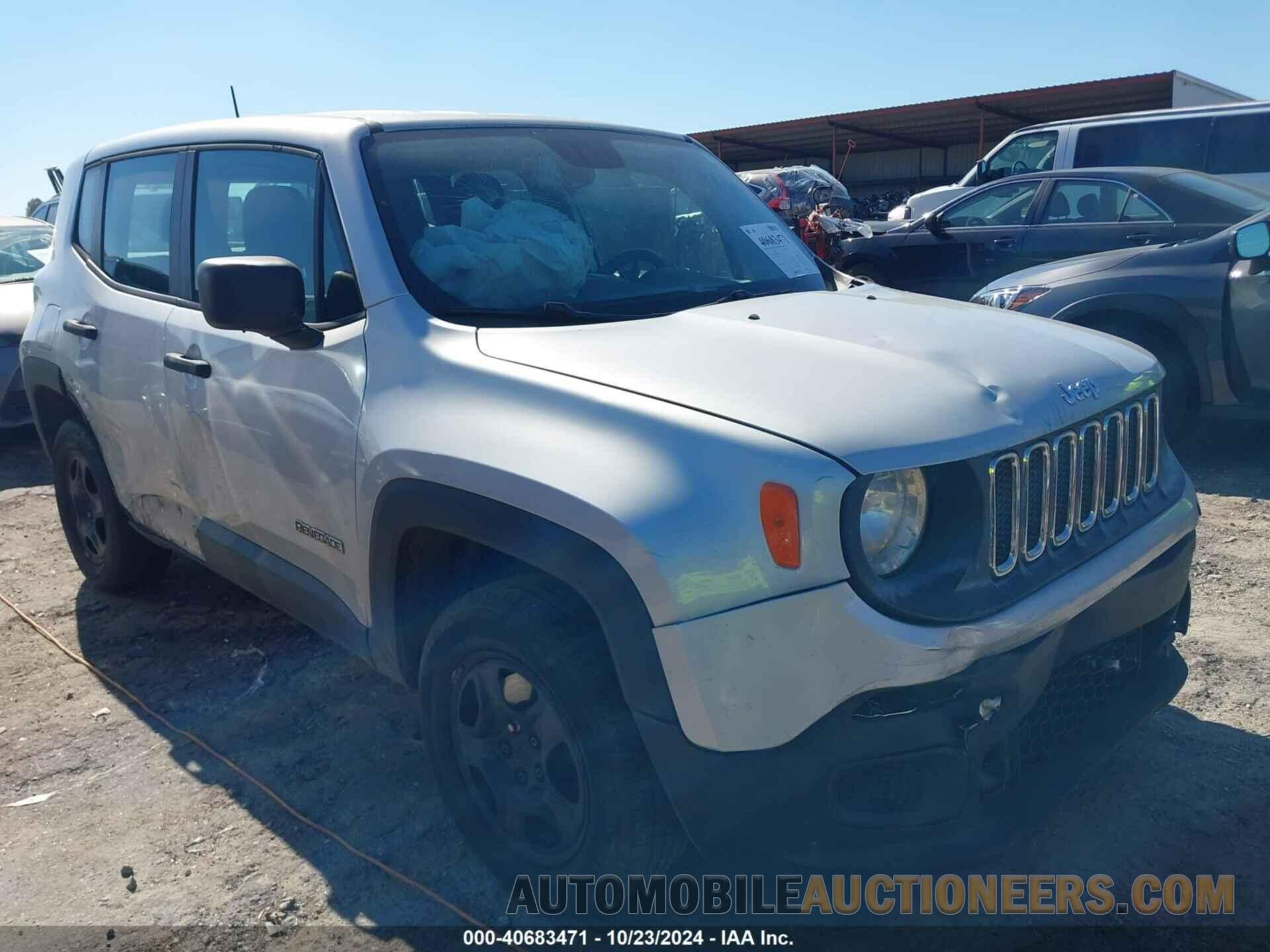 ZACCJBATXFPB43085 JEEP RENEGADE 2015