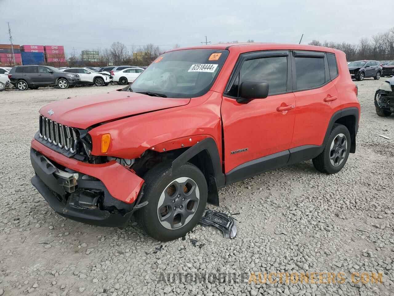 ZACCJBATXGPD30179 JEEP RENEGADE 2016