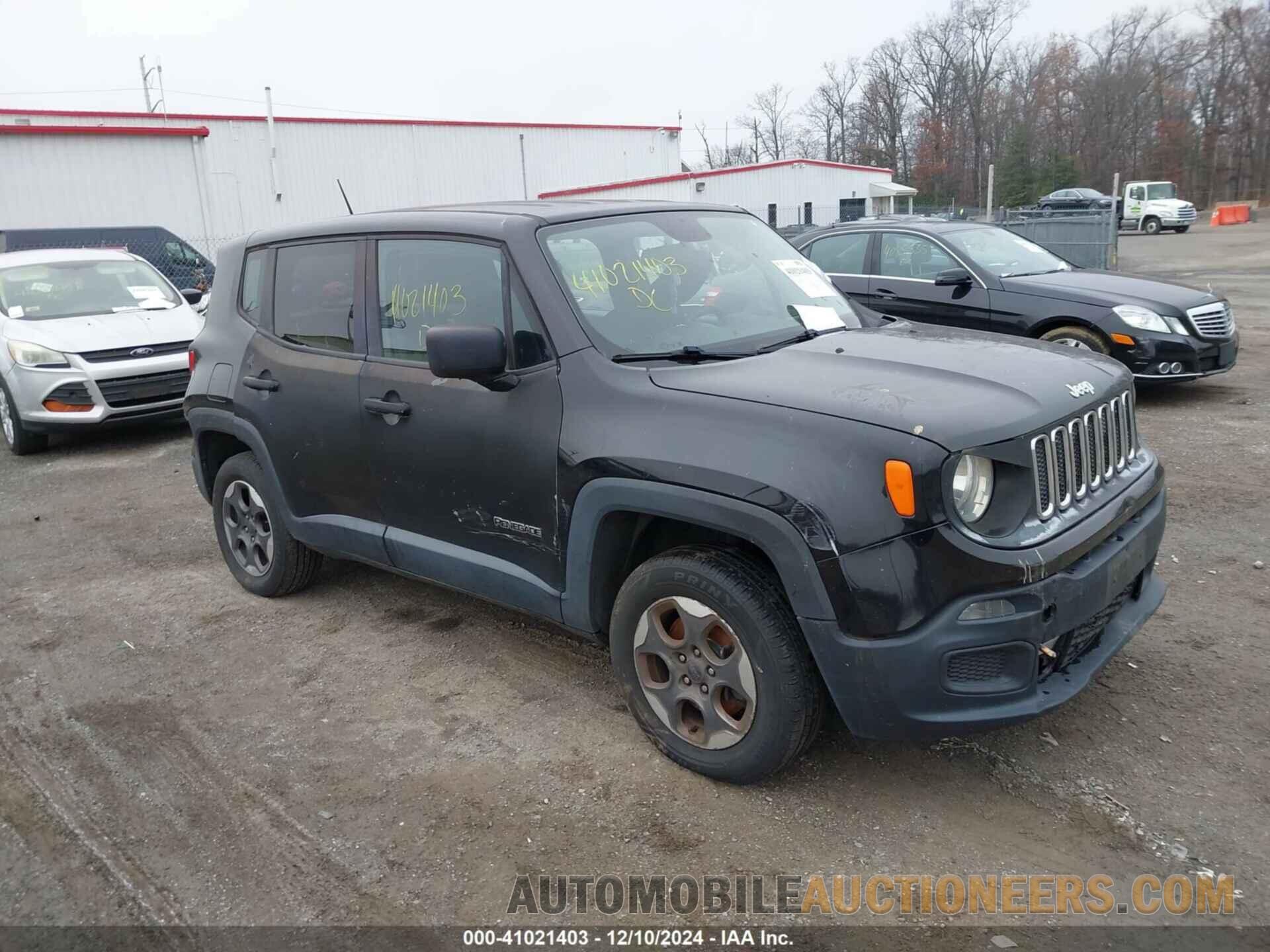 ZACCJBATXGPD89300 JEEP RENEGADE 2016