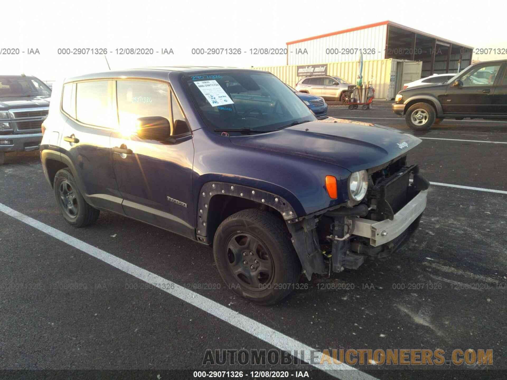 ZACCJBAW9GPC45604 JEEP RENEGADE 2016