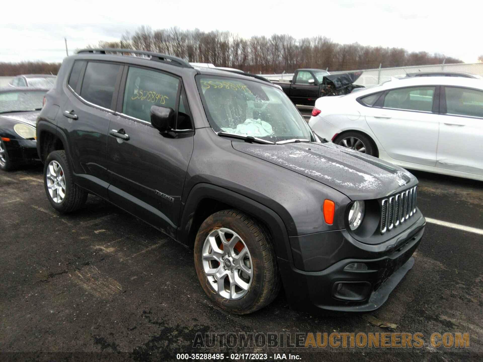 ZACCJBBB0JPH00147 JEEP RENEGADE 2018