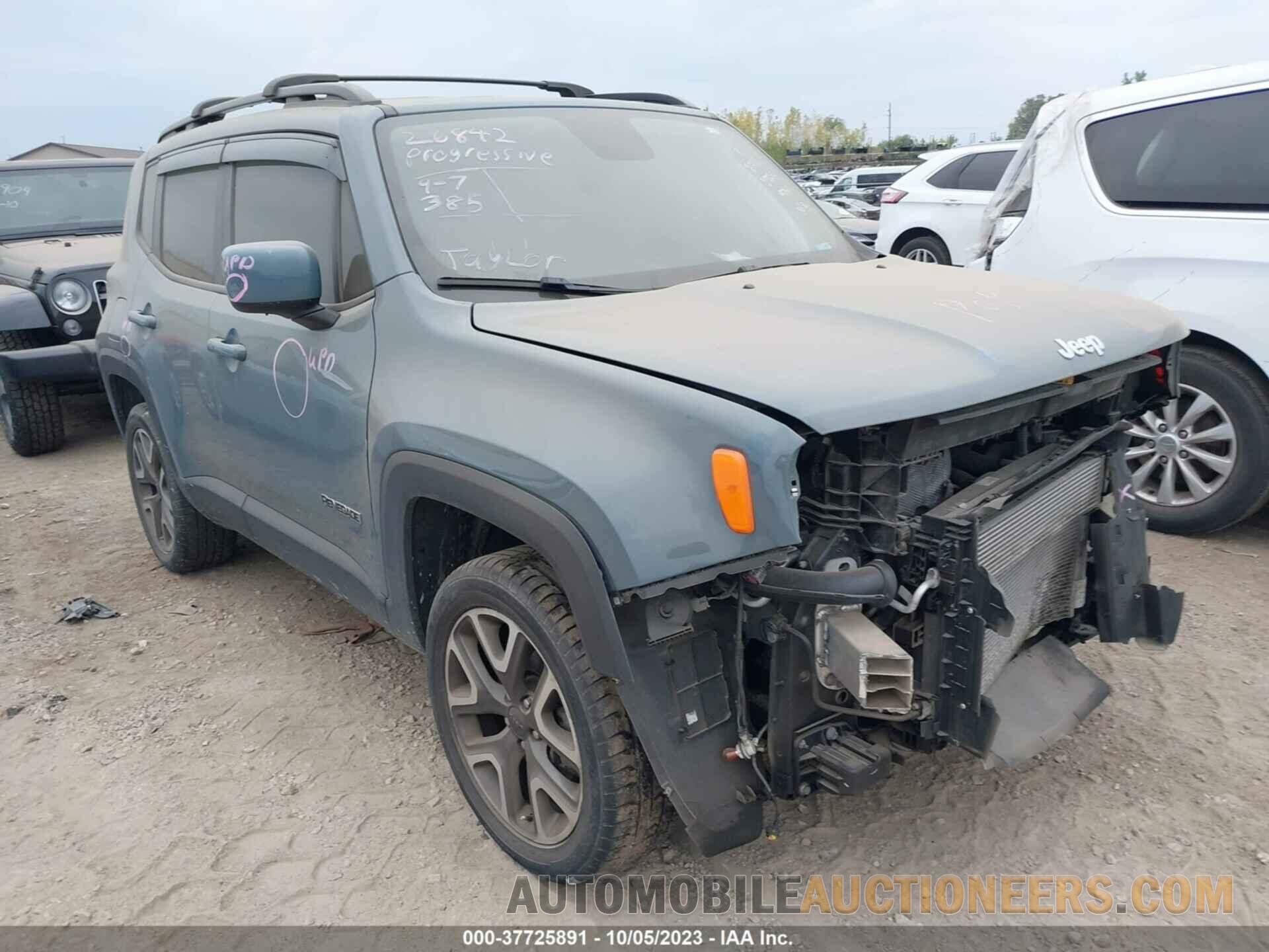 ZACCJBBB2JPH93401 JEEP RENEGADE 2018