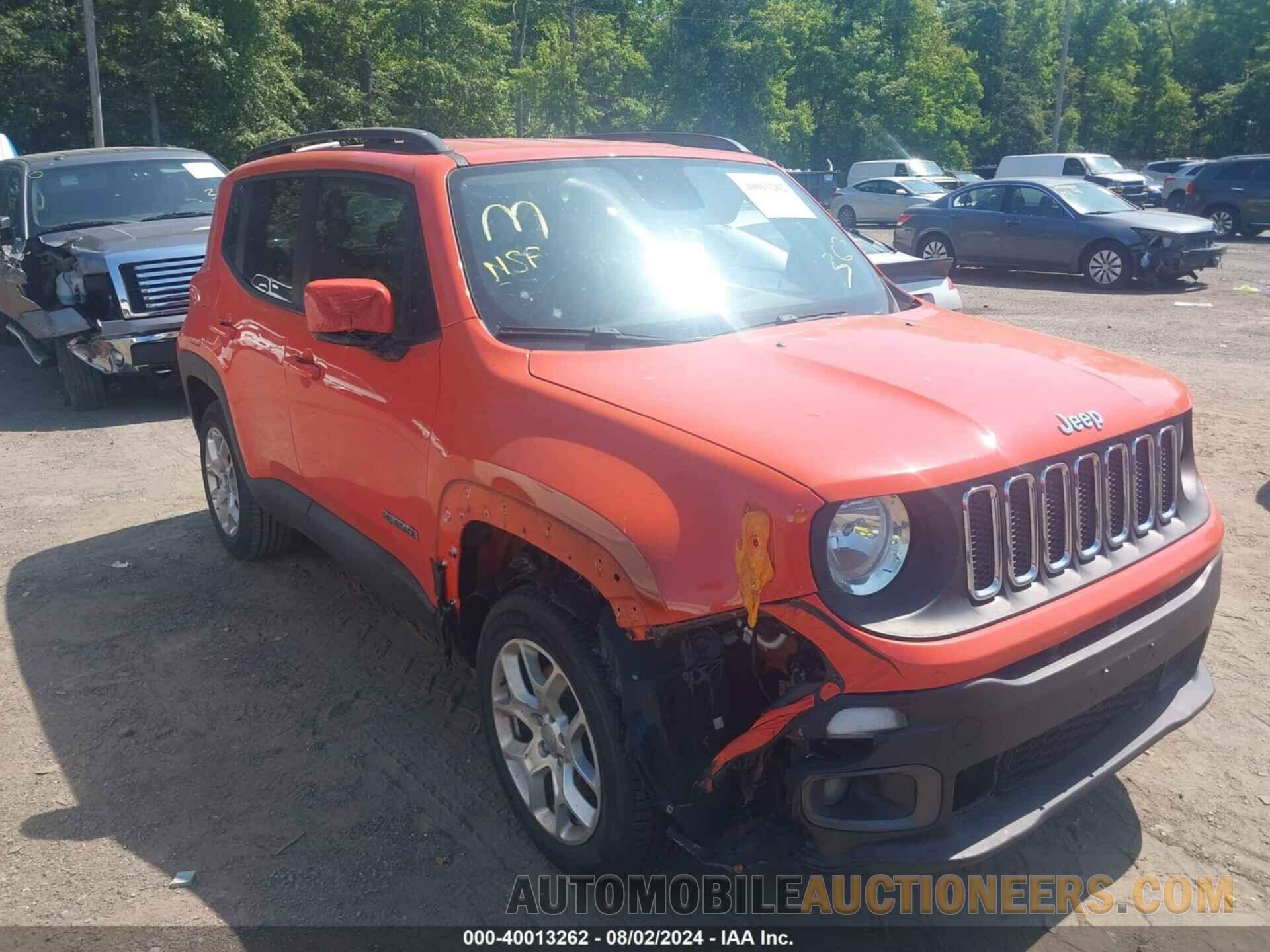 ZACCJBBB4JPH09241 JEEP RENEGADE 2018