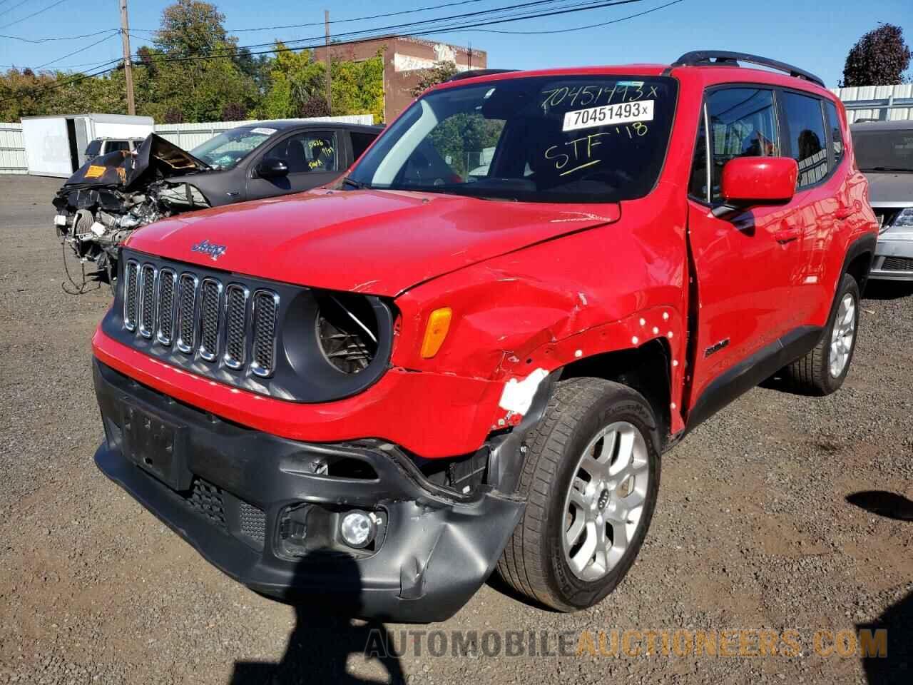 ZACCJBBB4JPH50582 JEEP RENEGADE 2018