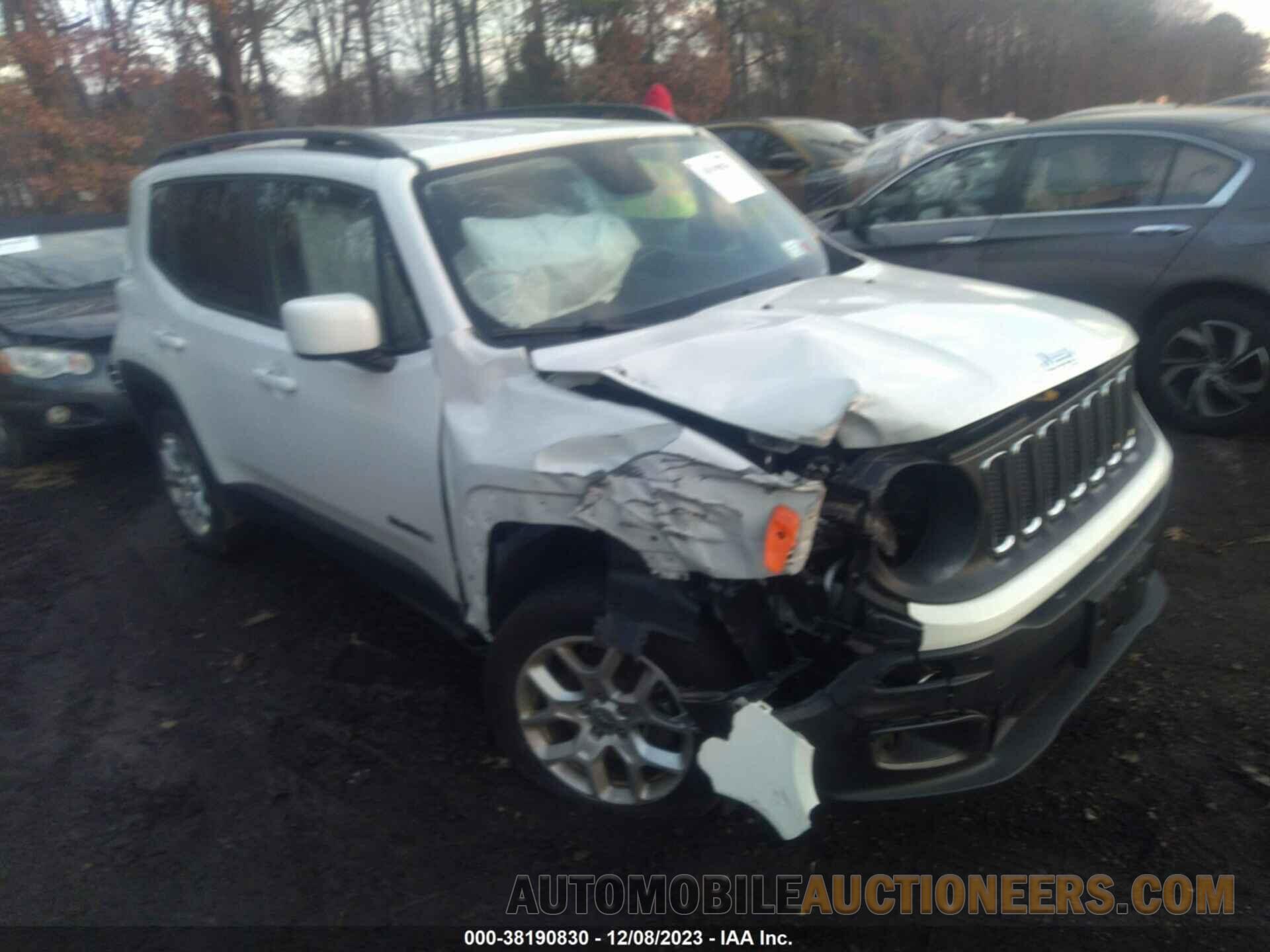 ZACCJBBB5JPG73494 JEEP RENEGADE 2018