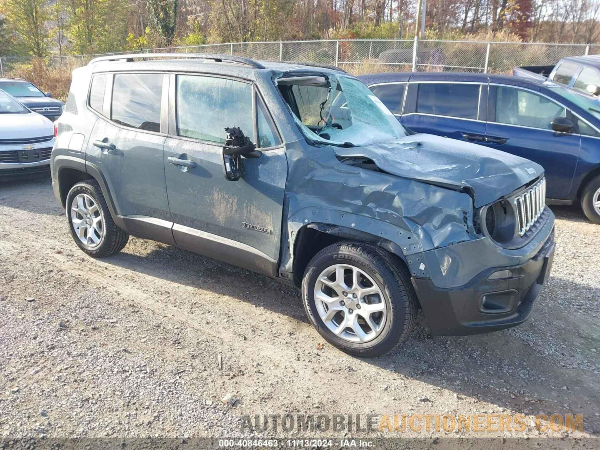 ZACCJBBB8JPG73408 JEEP RENEGADE 2018