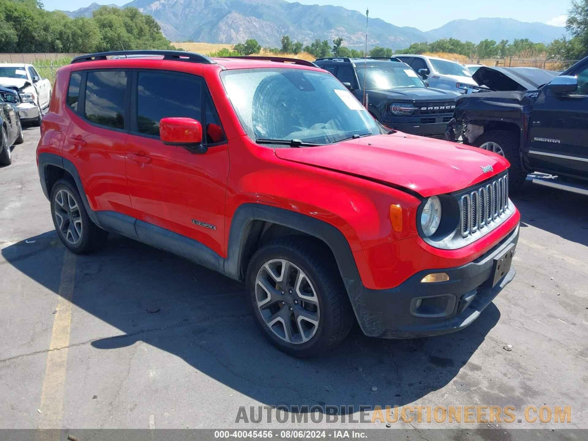 ZACCJBBB9HPG38645 JEEP RENEGADE 2017