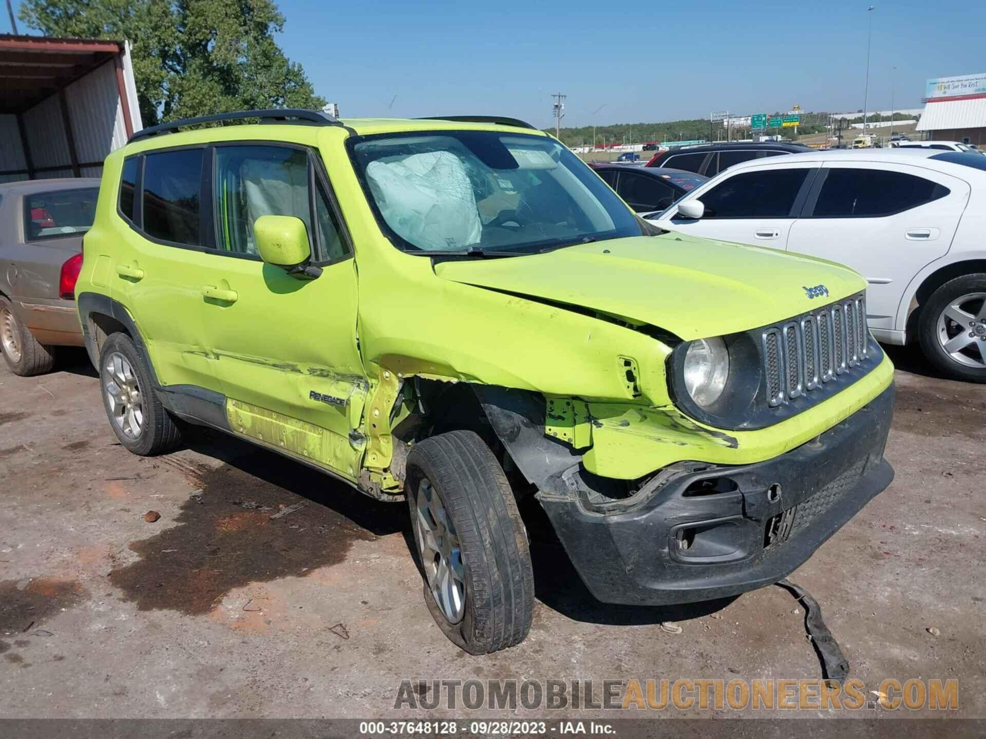 ZACCJBBBXJPJ30865 JEEP RENEGADE 2018