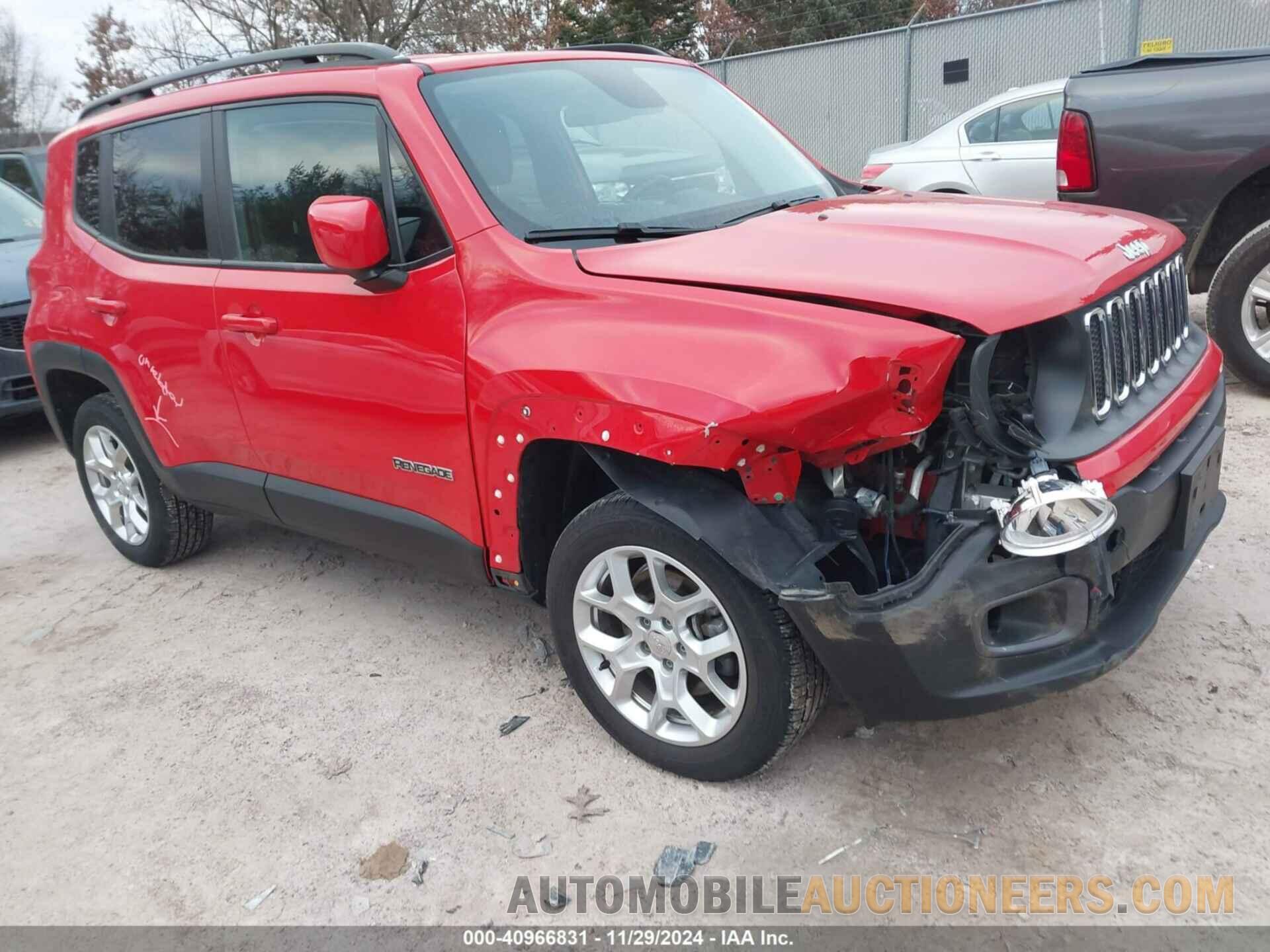 ZACCJBBT0FPB40257 JEEP RENEGADE 2015