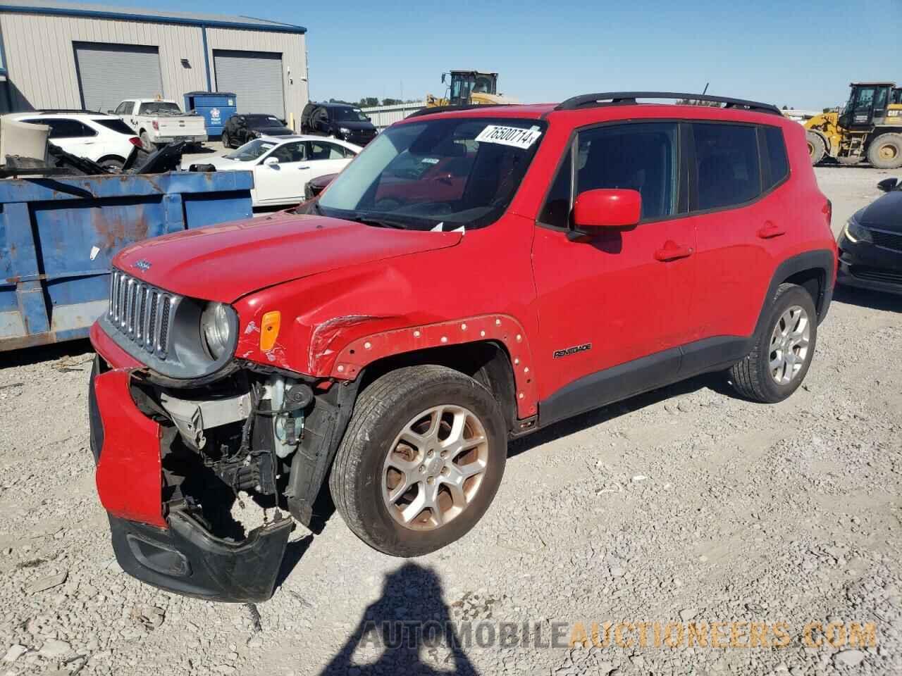 ZACCJBBT0FPB57491 JEEP RENEGADE 2015