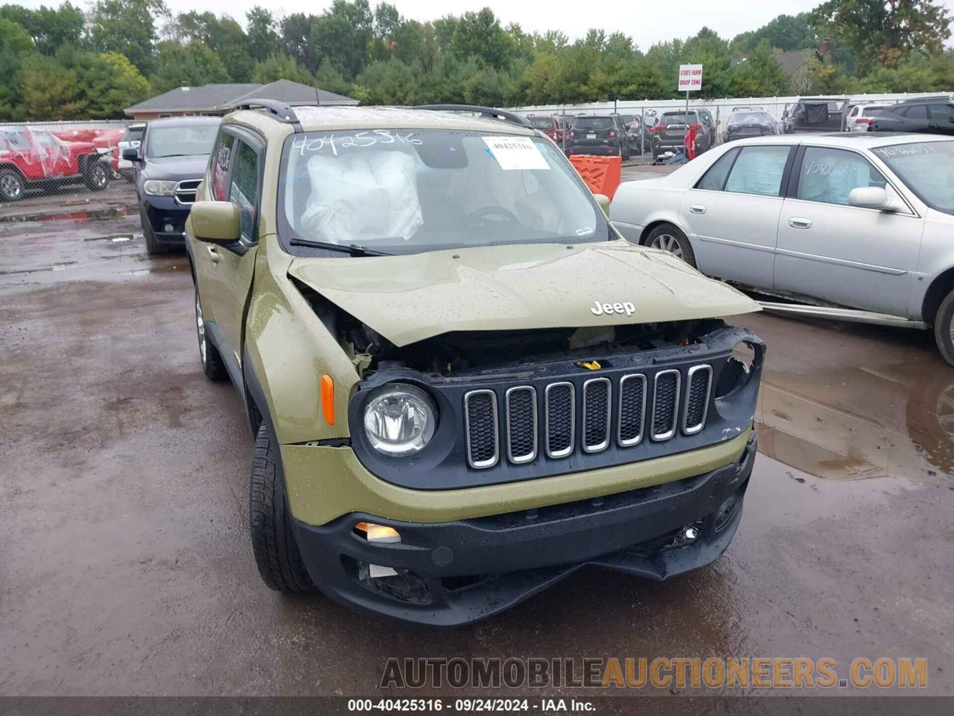 ZACCJBBT0FPB66142 JEEP RENEGADE 2015