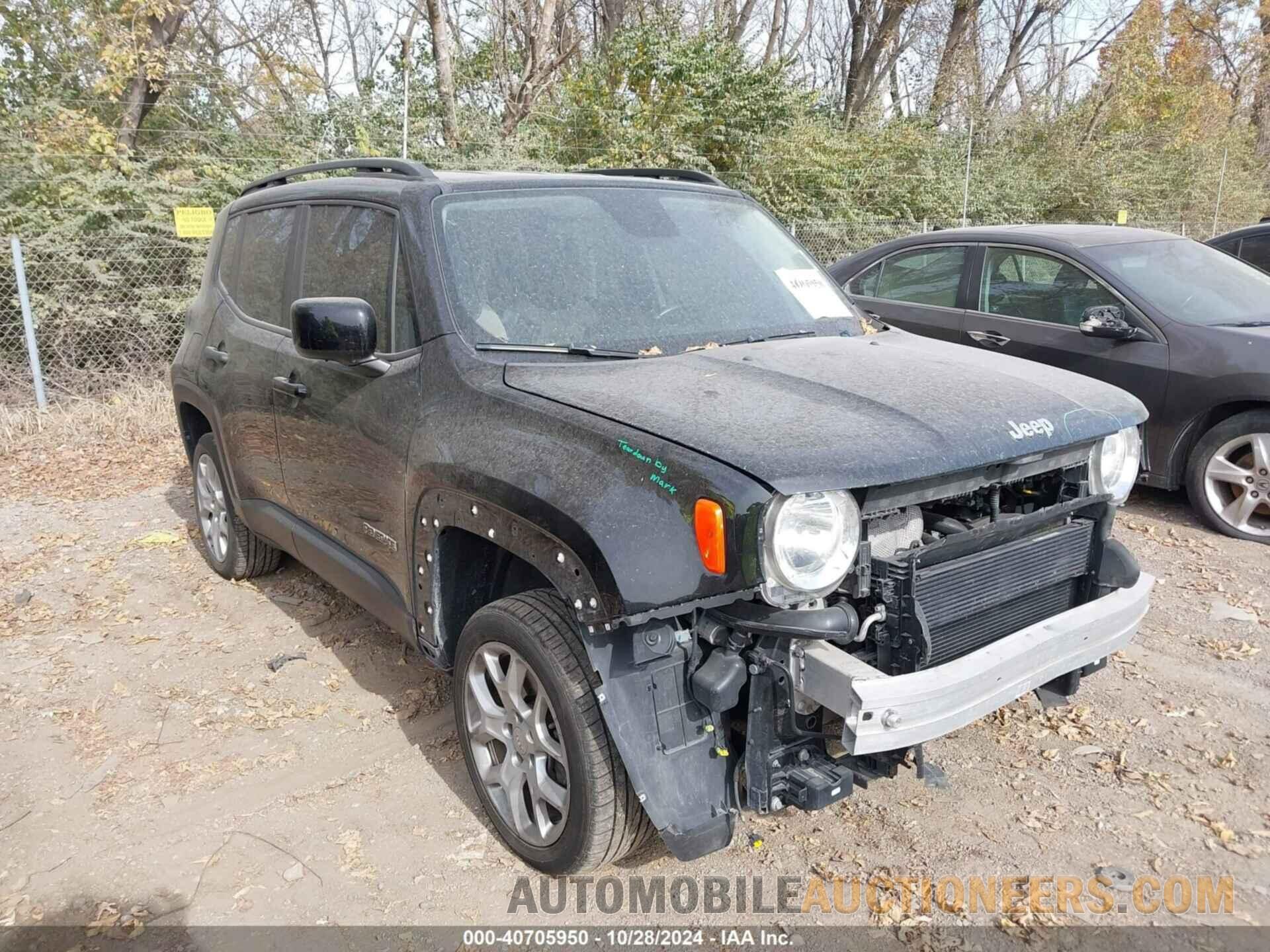 ZACCJBBT0FPB72189 JEEP RENEGADE 2015