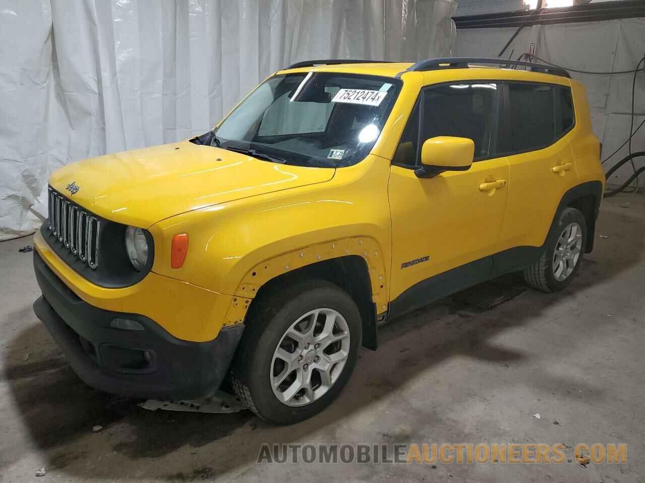 ZACCJBBT0GPC48752 JEEP RENEGADE 2016