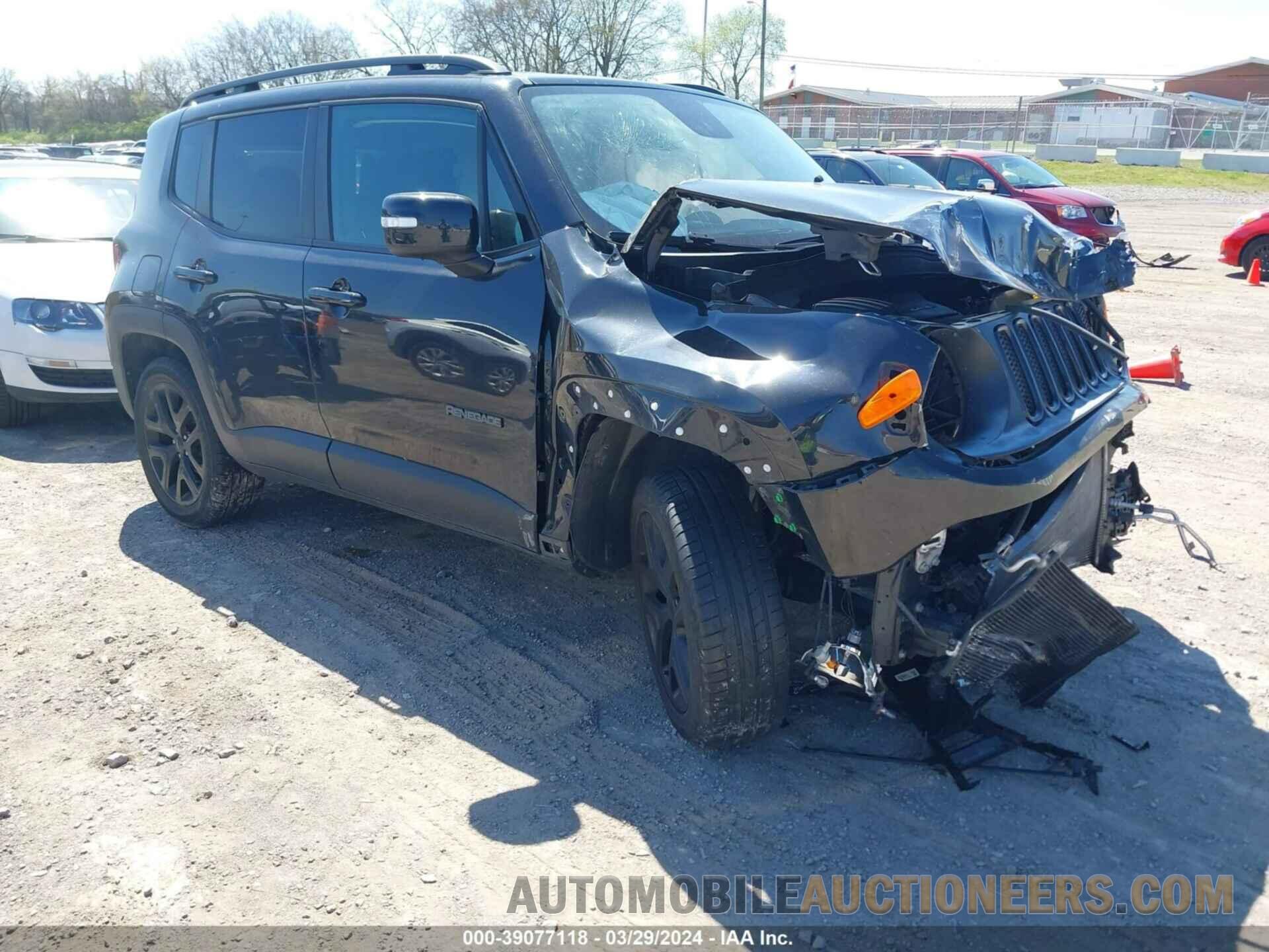 ZACCJBBT0GPD07329 JEEP RENEGADE 2016