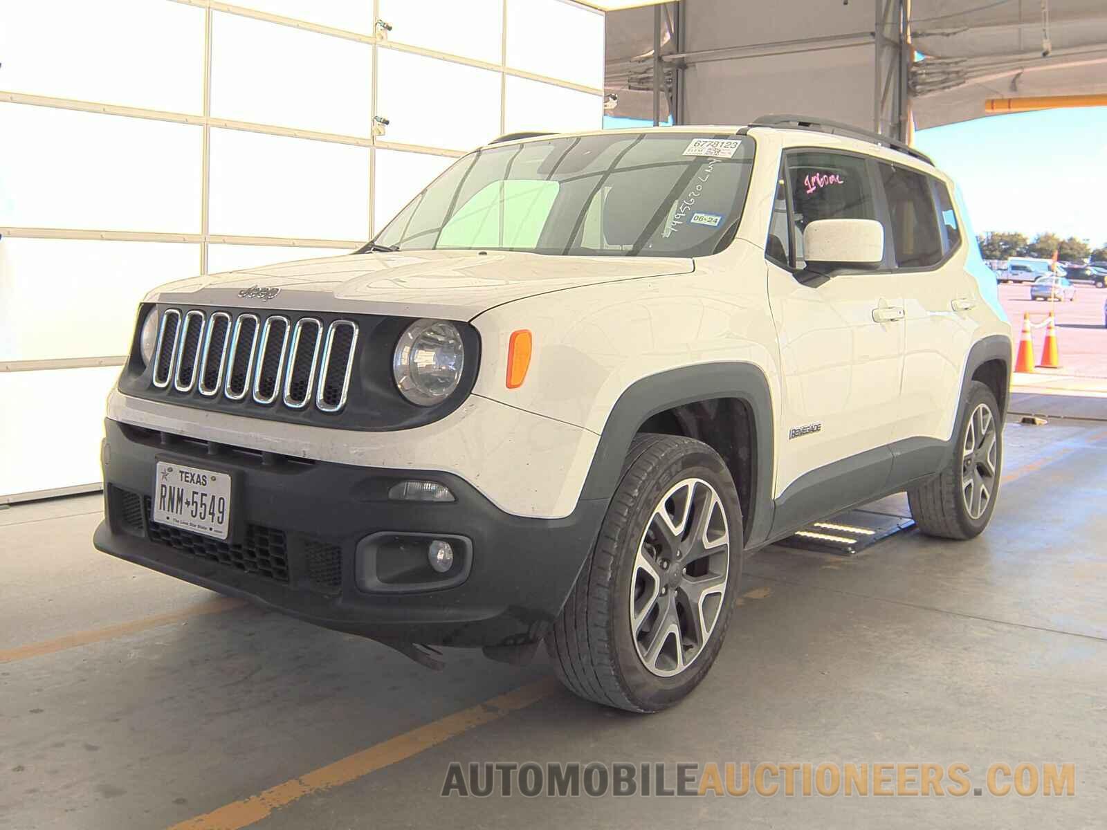 ZACCJBBT1GPD04360 Jeep Renegade 2016