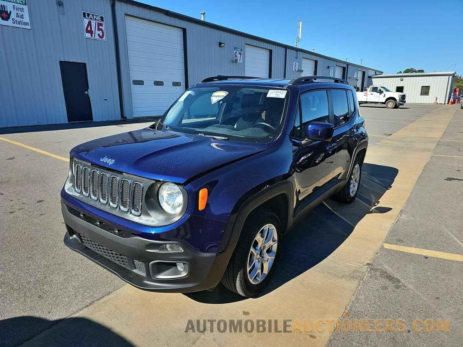 ZACCJBBT1GPD89507 Jeep Renegade 2016