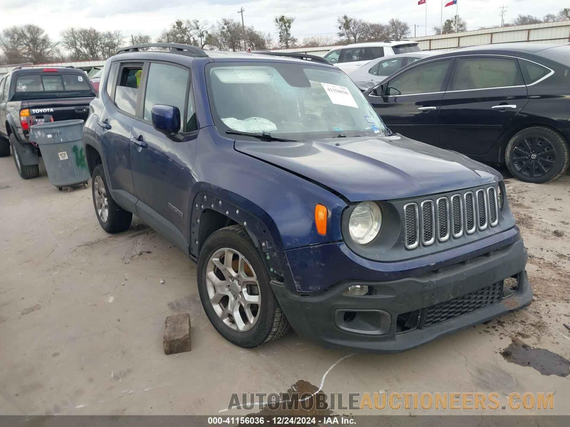 ZACCJBBT2GPC54598 JEEP RENEGADE 2016