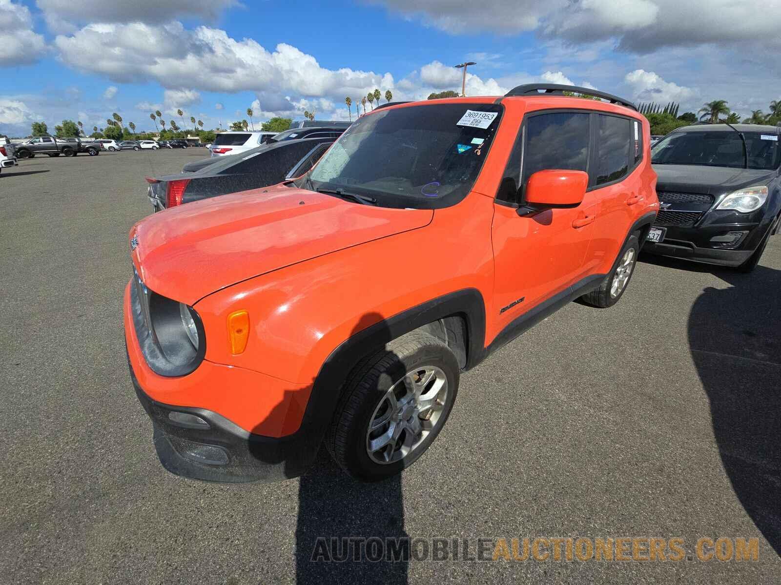 ZACCJBBT2GPC75645 Jeep Renegade 2016