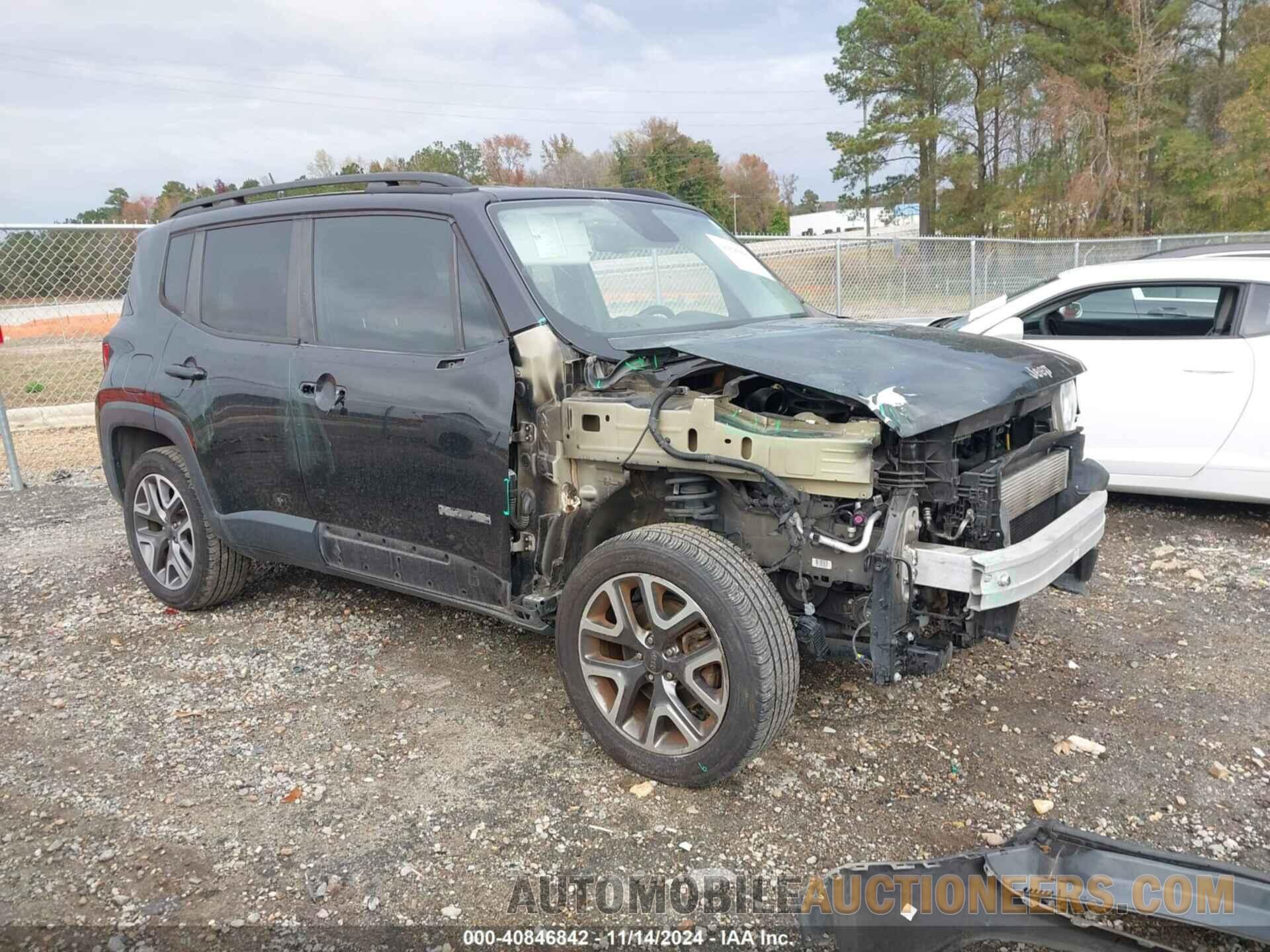 ZACCJBBT2GPE28377 JEEP RENEGADE 2016