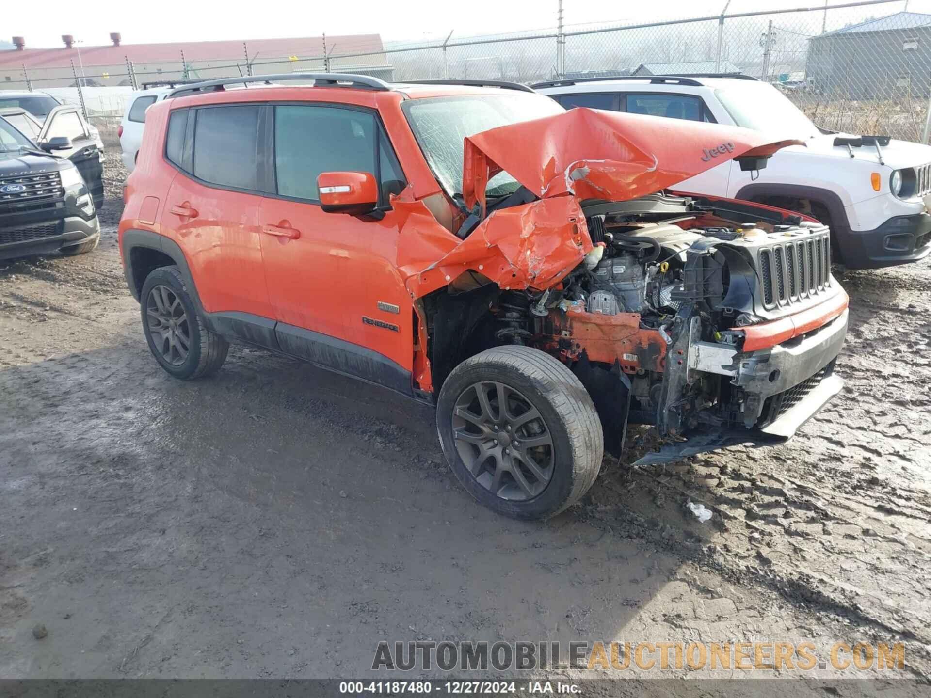 ZACCJBBT5GPC98241 JEEP RENEGADE 2016