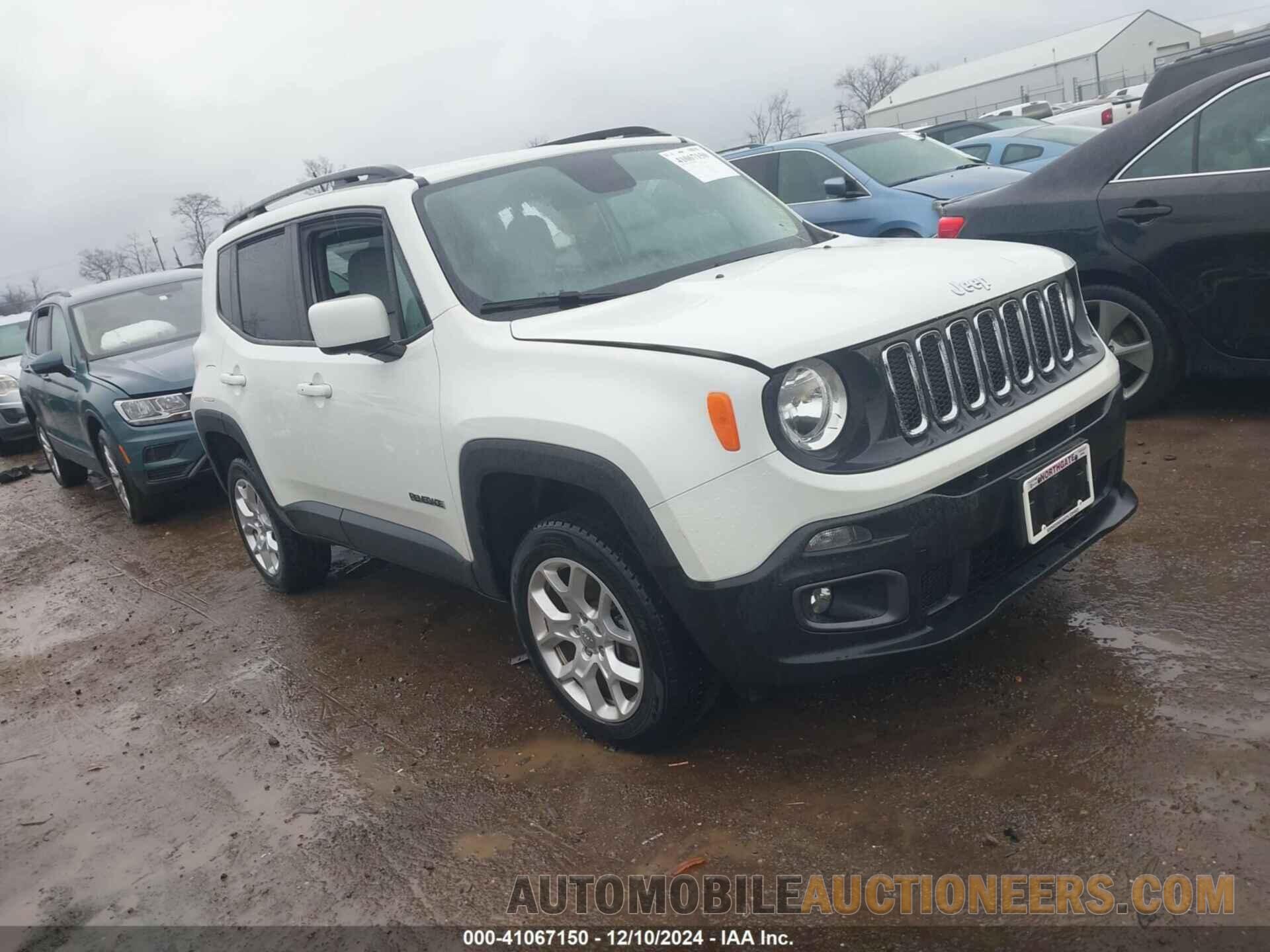 ZACCJBBT5GPD66070 JEEP RENEGADE 2016