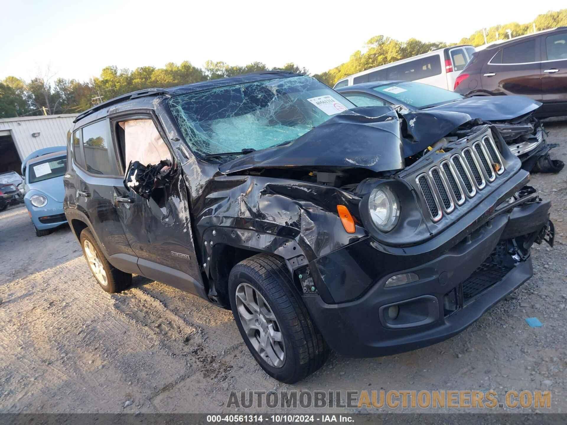 ZACCJBBT5GPE20662 JEEP RENEGADE 2016