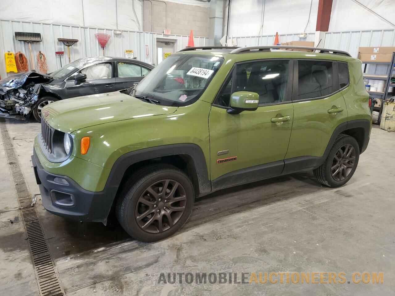 ZACCJBBT6GPC97972 JEEP RENEGADE 2016