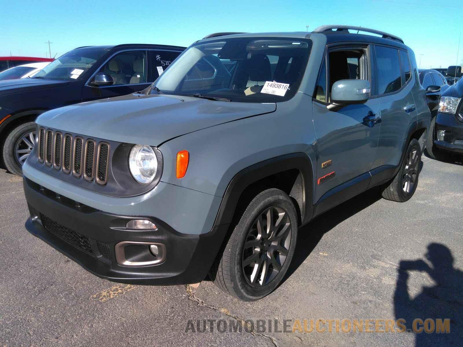 ZACCJBBT6GPD27438 Jeep Renegade 2016