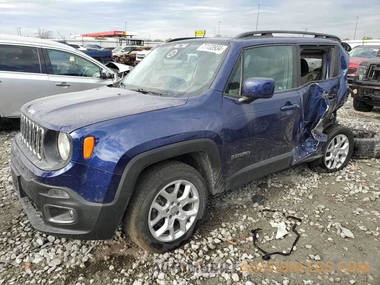 ZACCJBBT6GPD63274 JEEP RENEGADE 2016