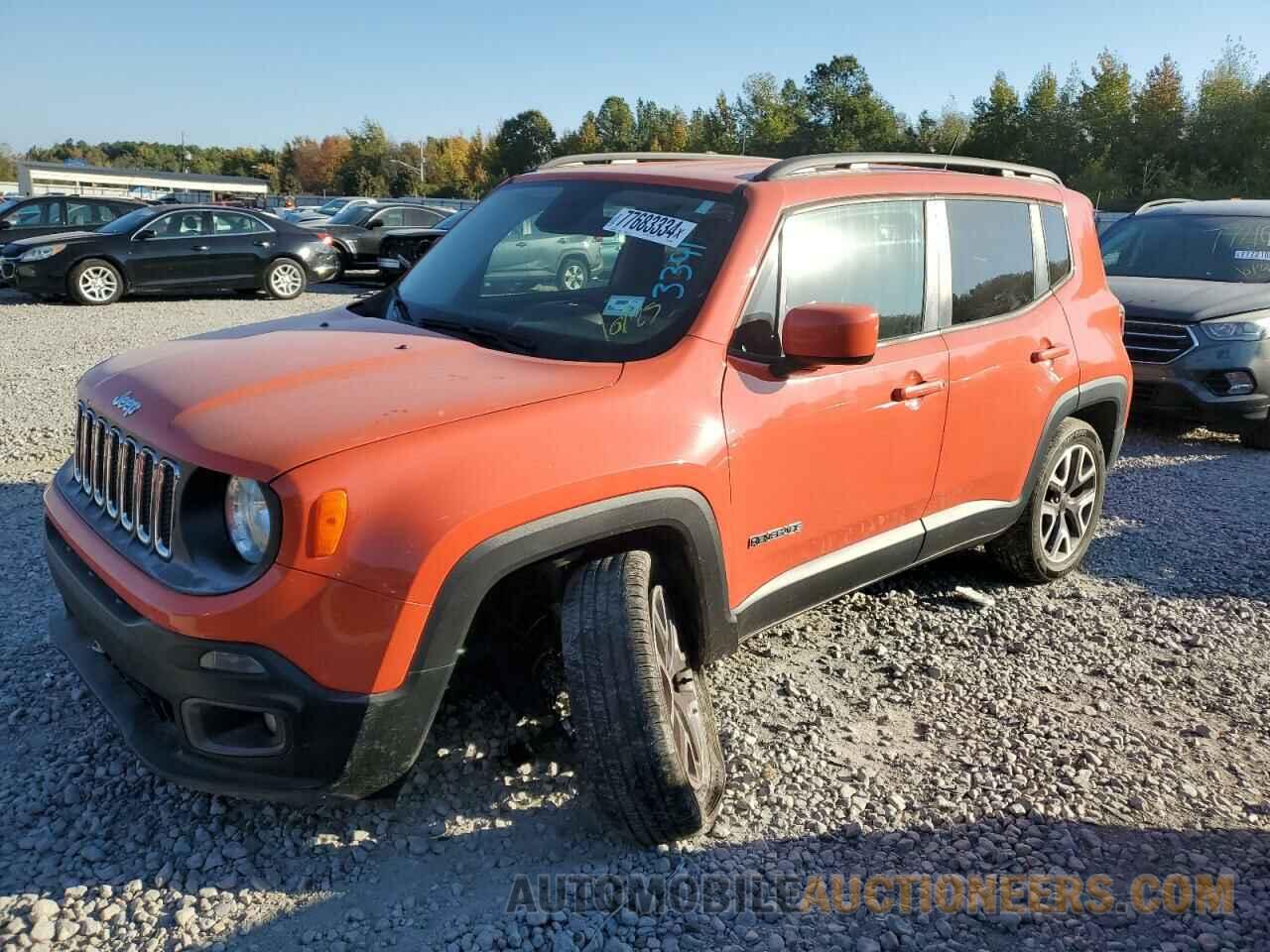 ZACCJBBT6GPD75828 JEEP RENEGADE 2016