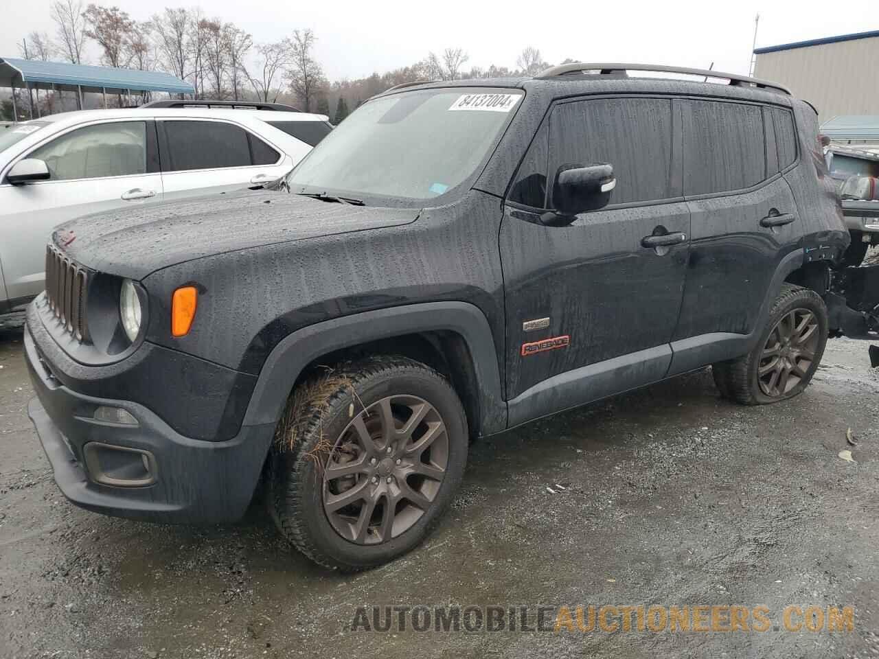 ZACCJBBT7GPC81733 JEEP RENEGADE 2016