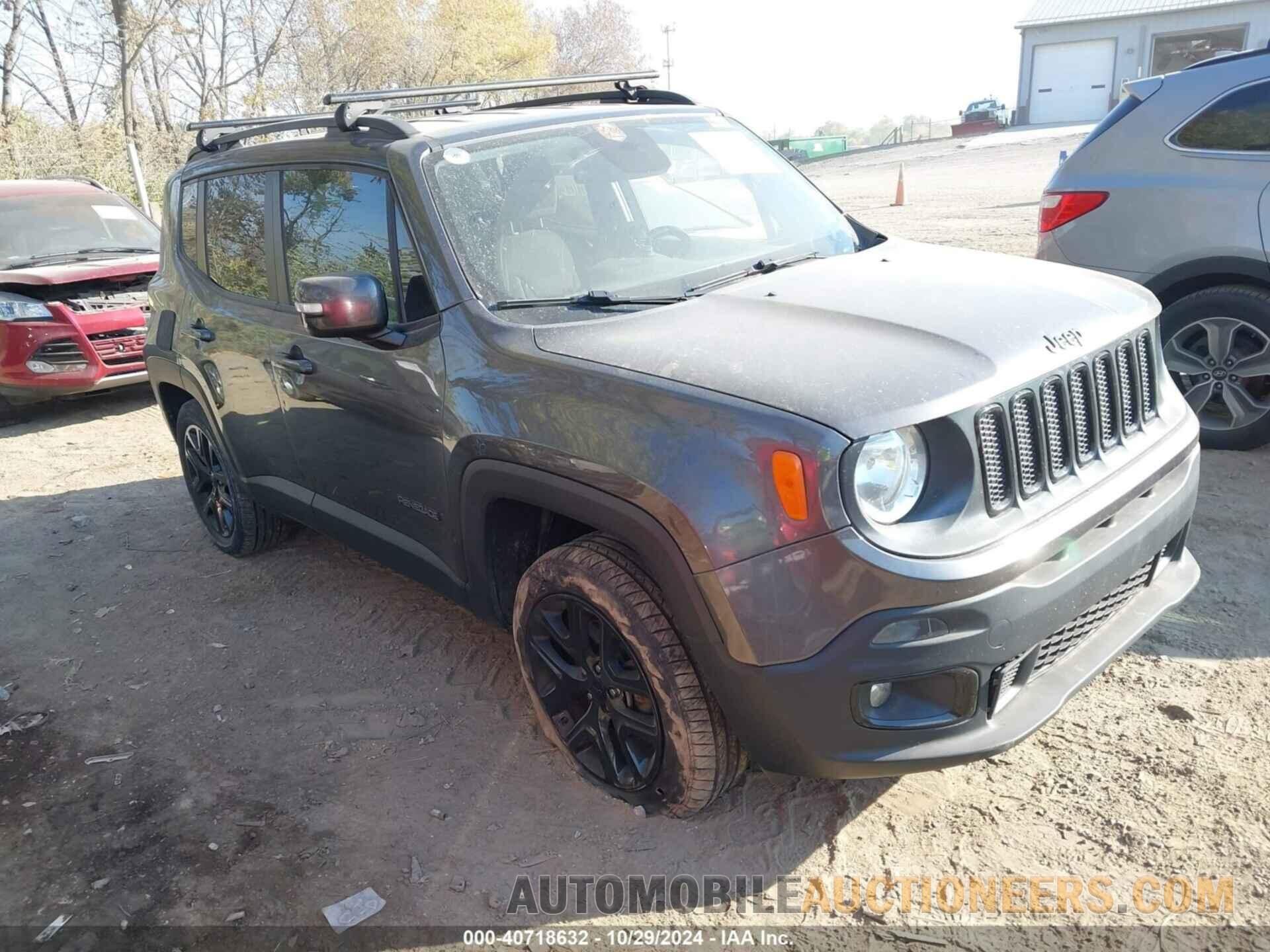 ZACCJBBT7GPD13001 JEEP RENEGADE 2016