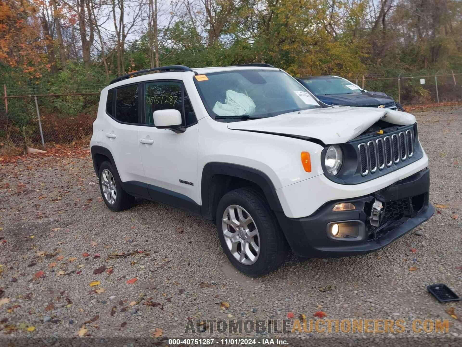 ZACCJBBT7GPE39178 JEEP RENEGADE 2016