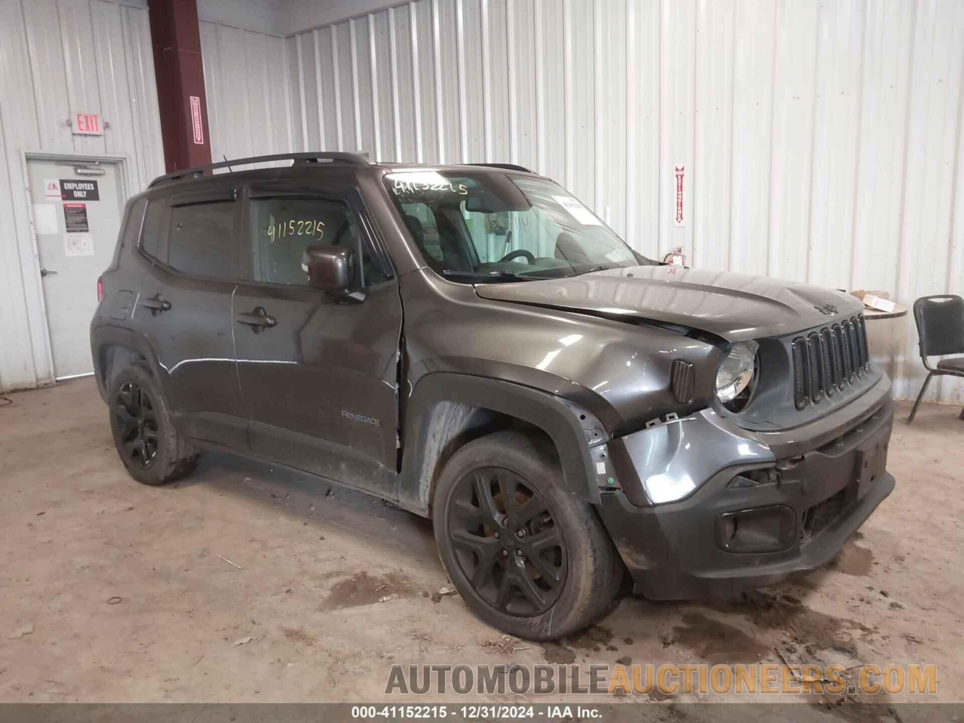 ZACCJBBT8GPD13721 JEEP RENEGADE 2016