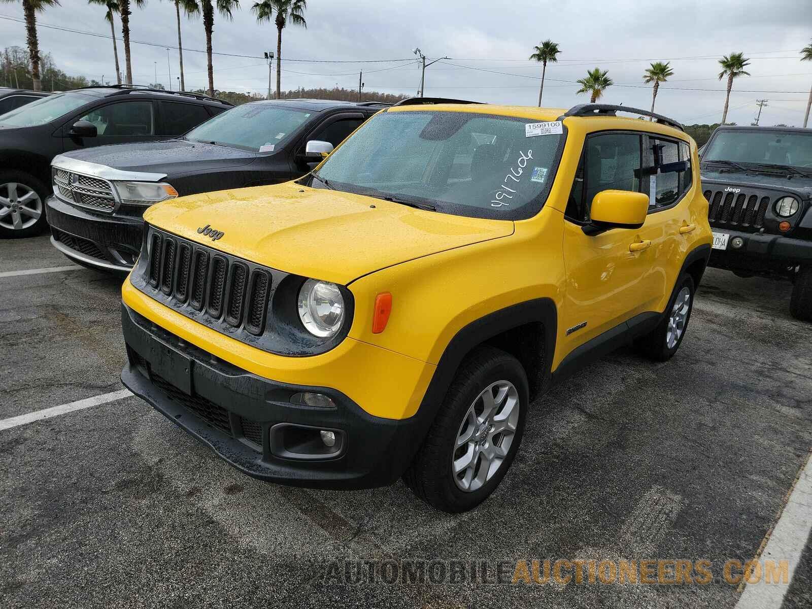 ZACCJBBT8GPD25304 Jeep Renegade 2016