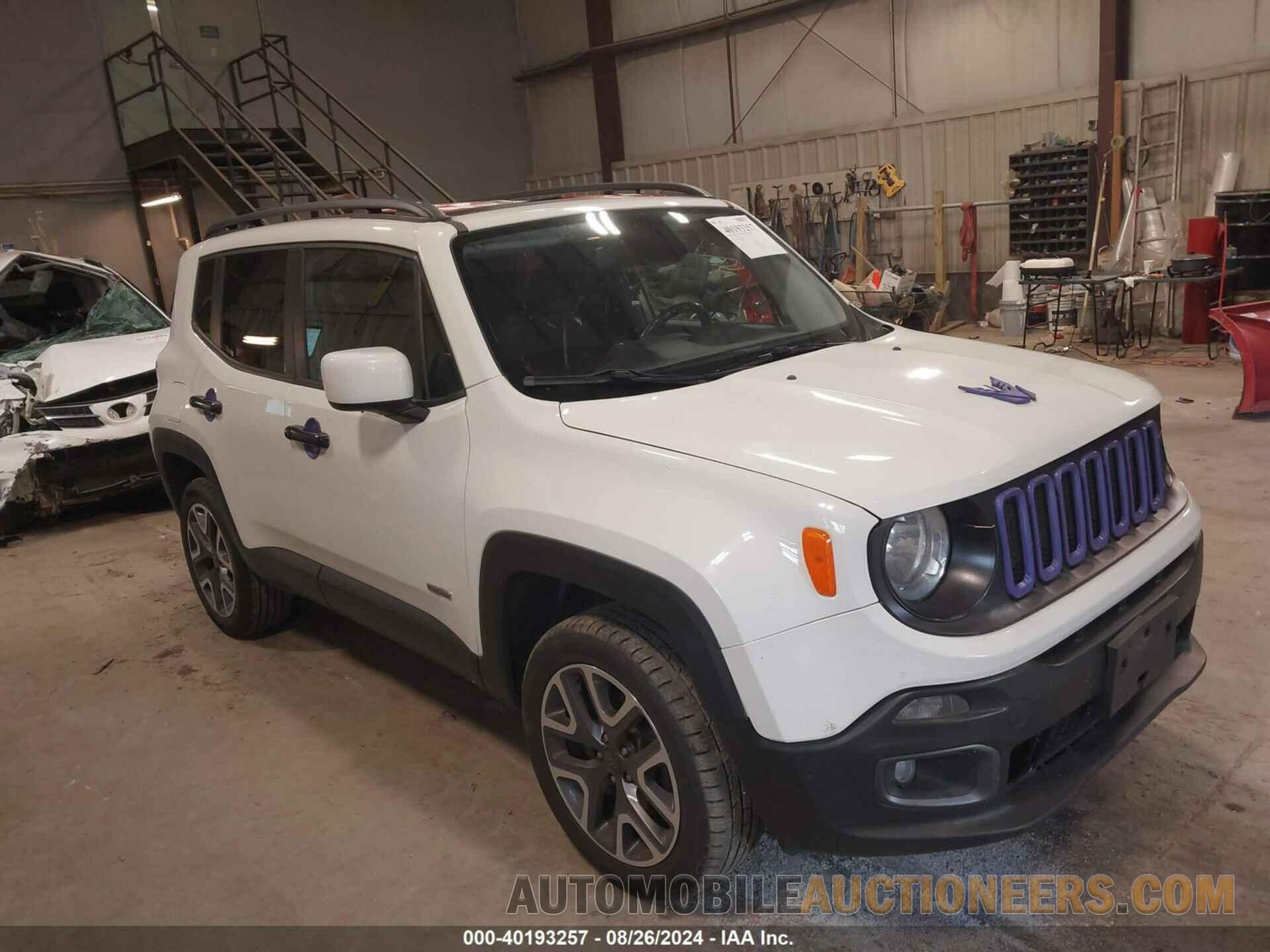 ZACCJBBT8GPE05850 JEEP RENEGADE 2016