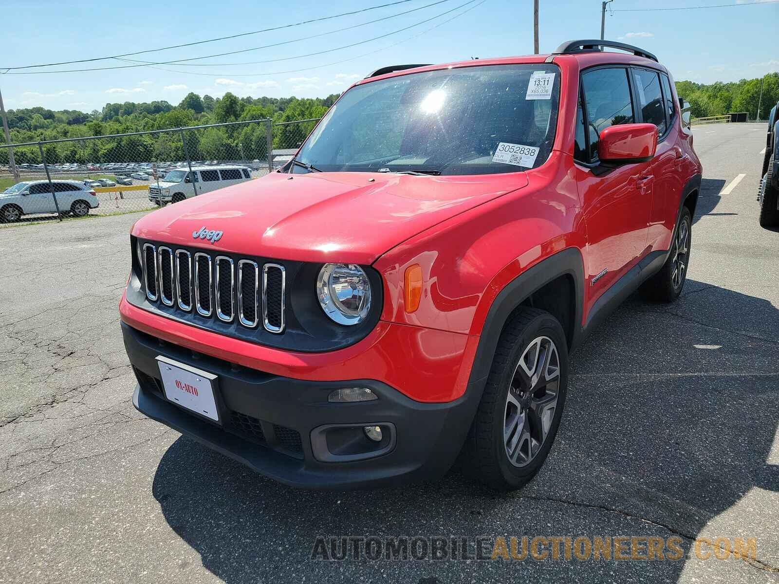 ZACCJBBT9GPD70462 Jeep Renegade 2016