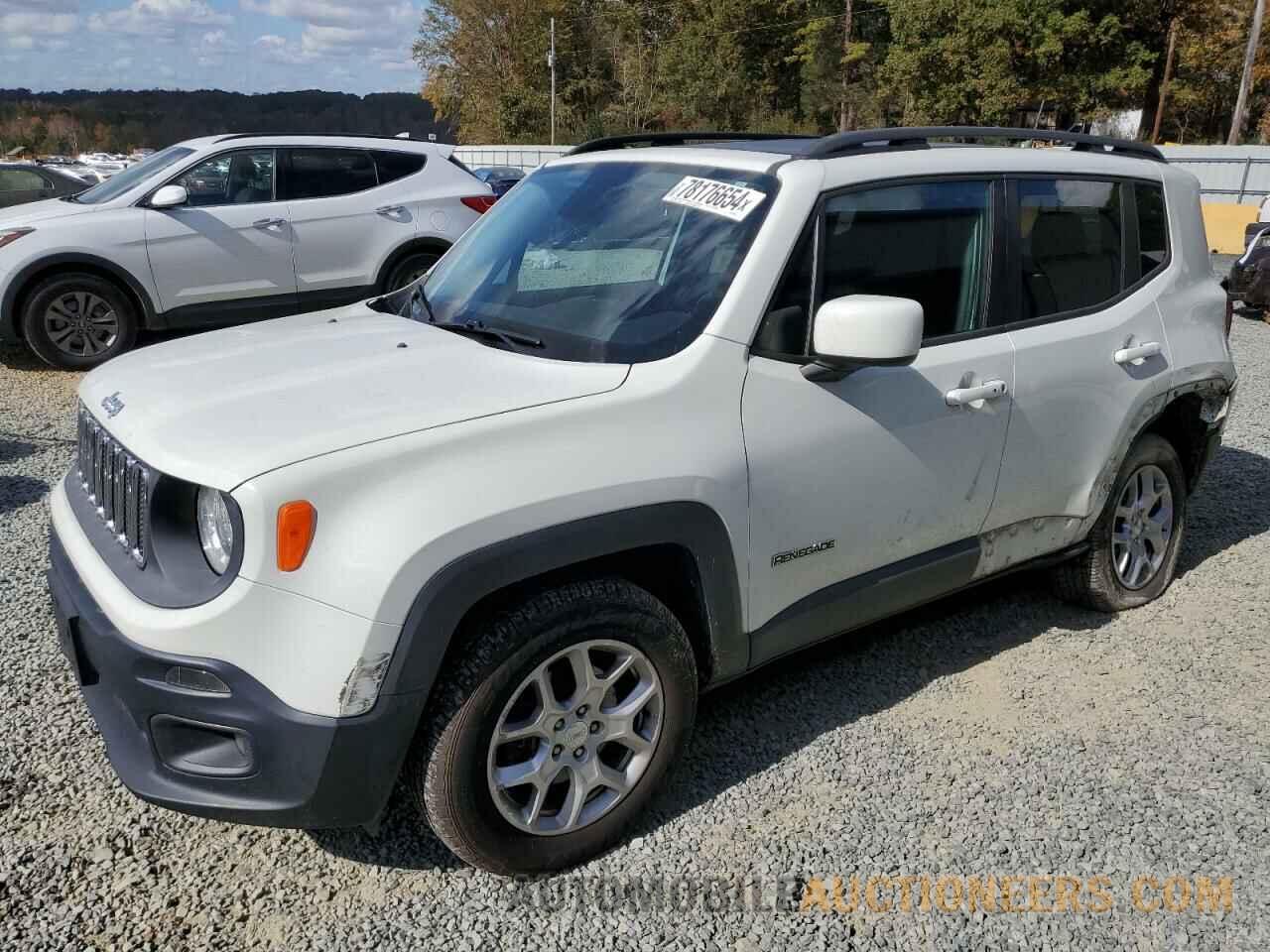 ZACCJBBTXGPD83169 JEEP RENEGADE 2016