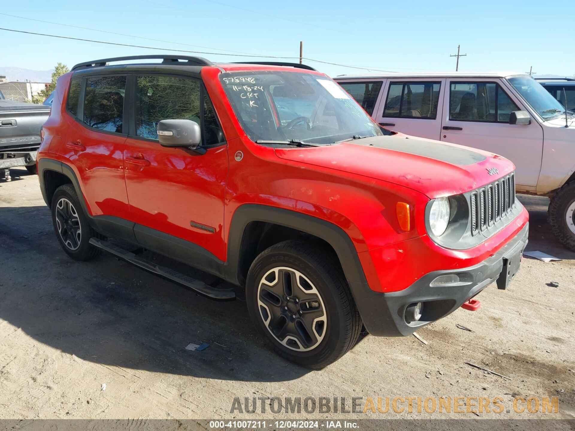 ZACCJBCT0GPE29011 JEEP RENEGADE 2016