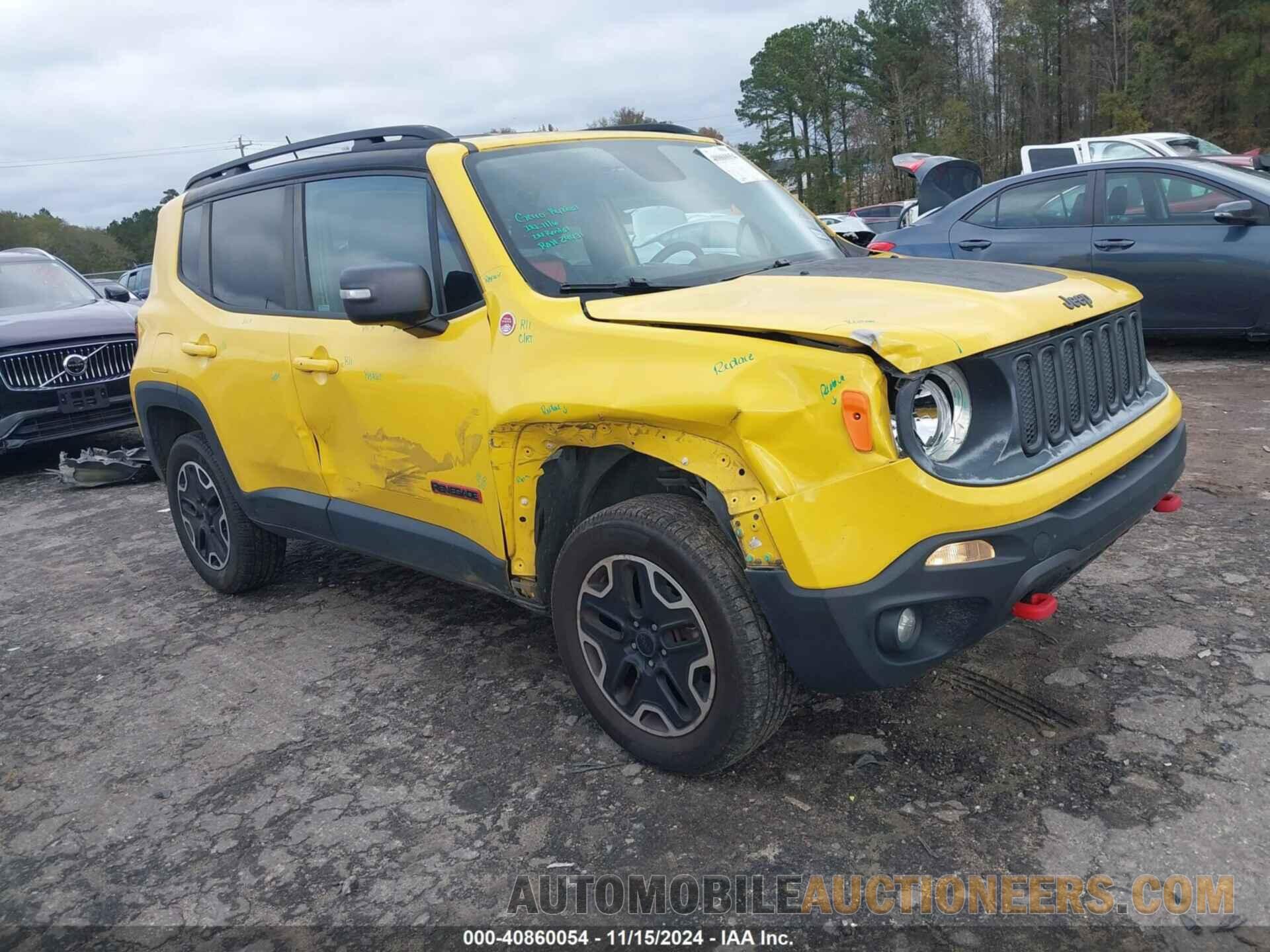 ZACCJBCT1GPE21452 JEEP RENEGADE 2016