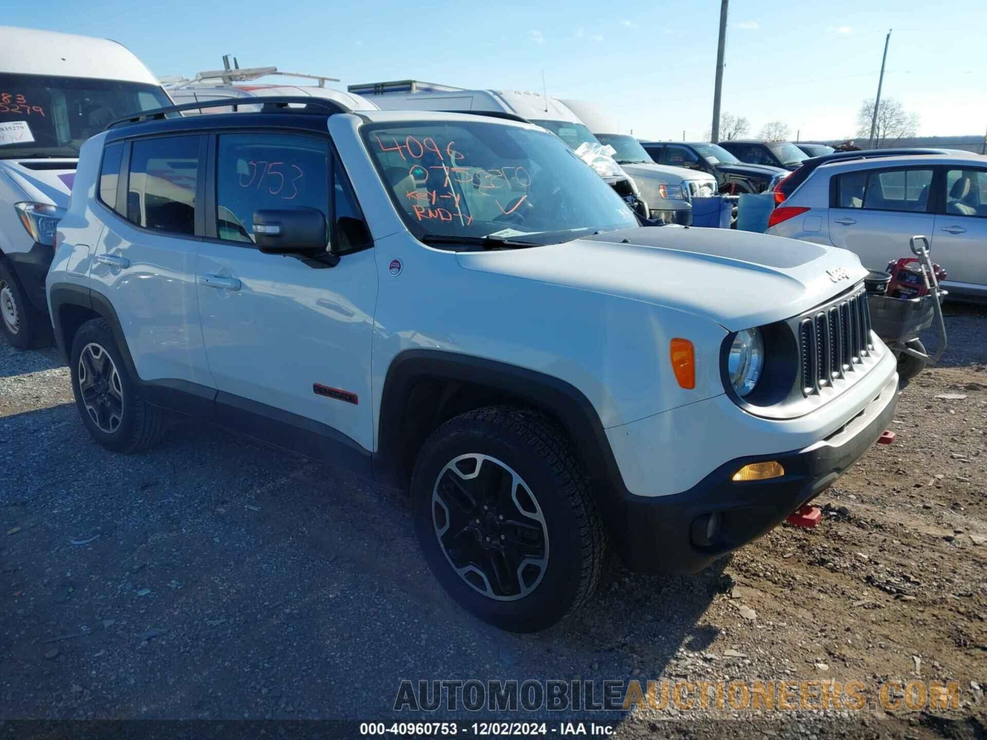 ZACCJBCT7GPE18149 JEEP RENEGADE 2016