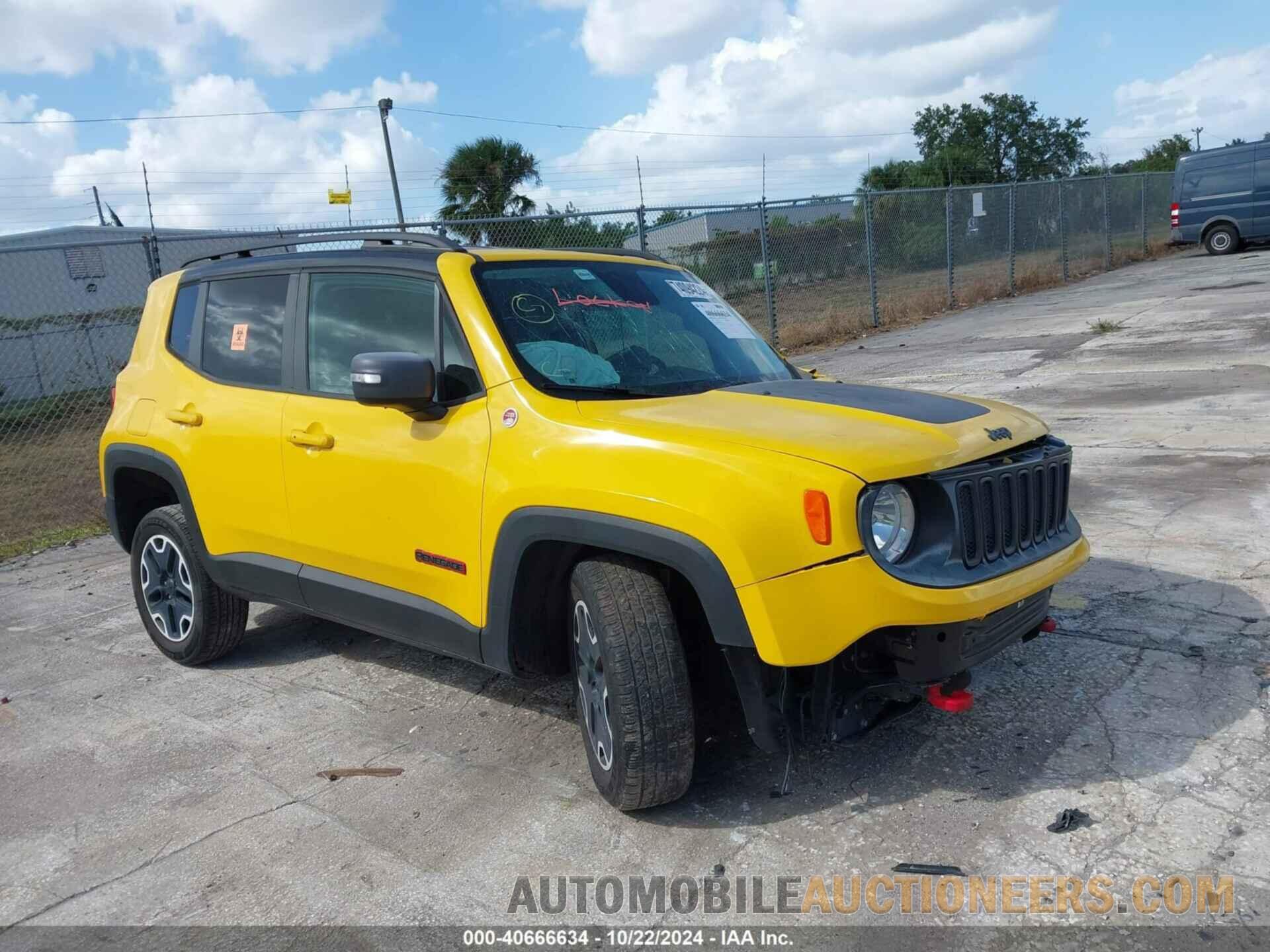 ZACCJBCT8GPD66501 JEEP RENEGADE 2016