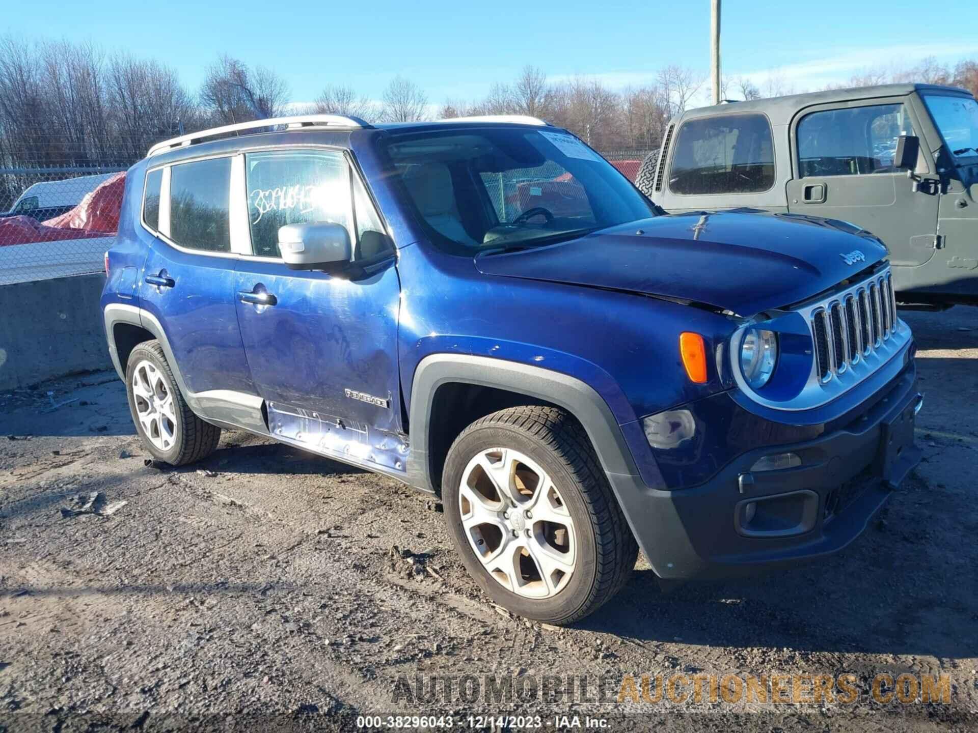 ZACCJBDB6JPG82167 JEEP RENEGADE 2018