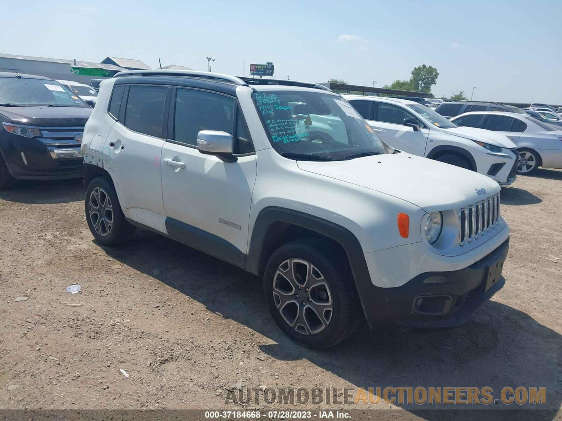 ZACCJBDBXJPG94340 JEEP RENEGADE 2018