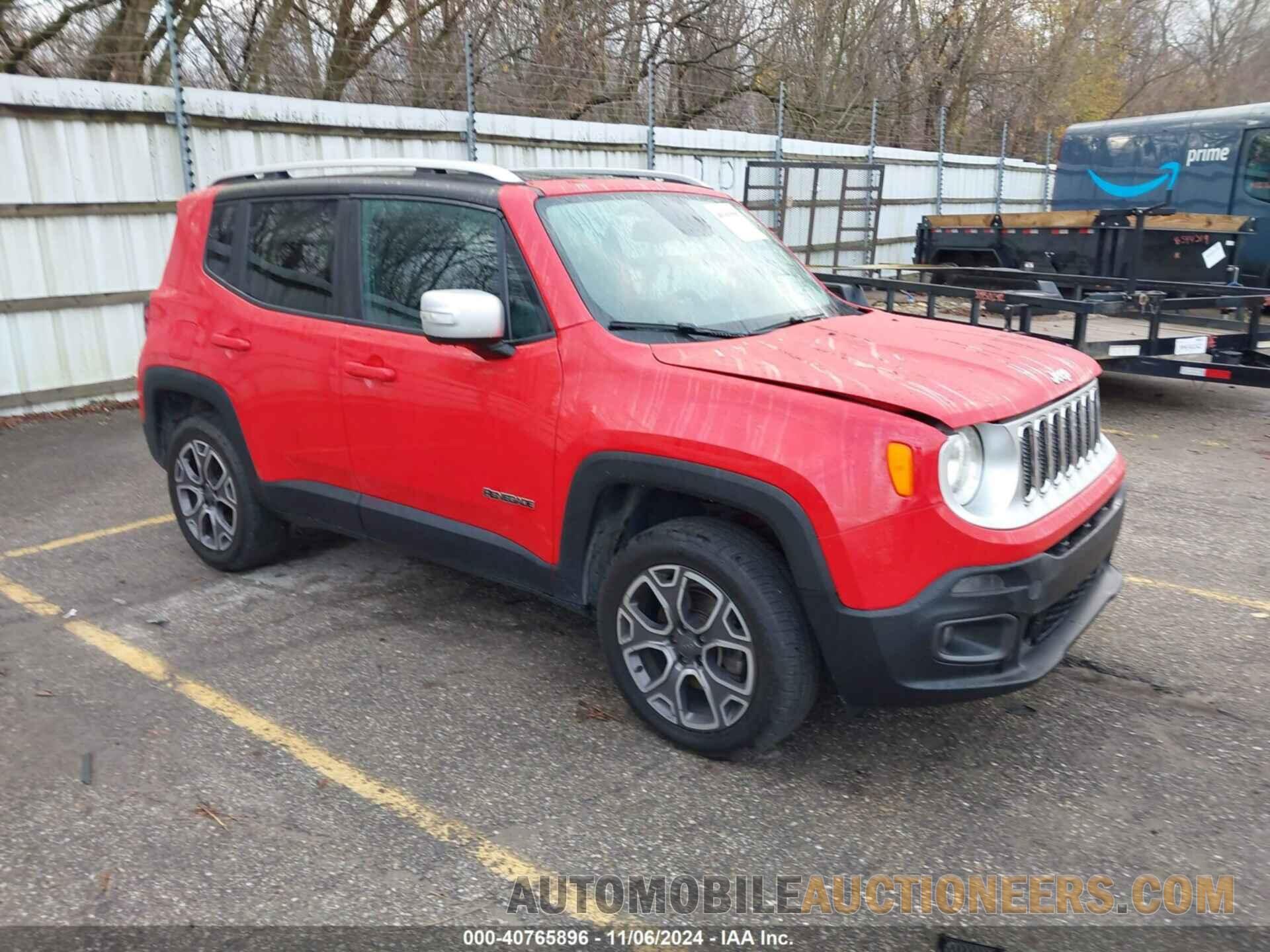 ZACCJBDT0FPB68557 JEEP RENEGADE 2015