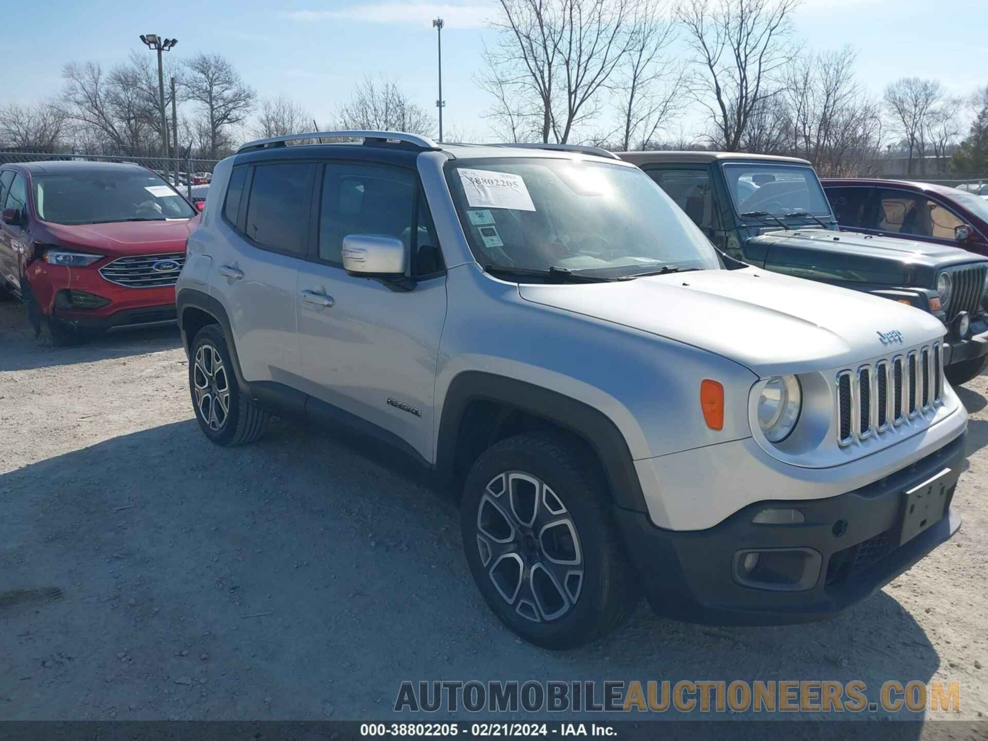 ZACCJBDT0FPB70311 JEEP RENEGADE 2015