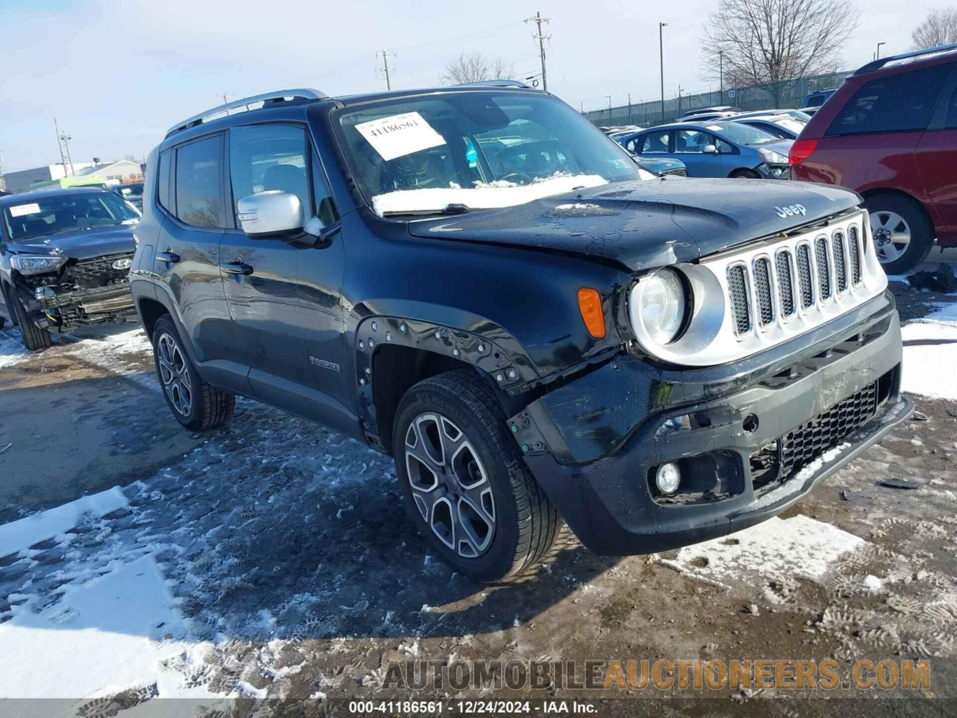 ZACCJBDT0GPE36152 JEEP RENEGADE 2016